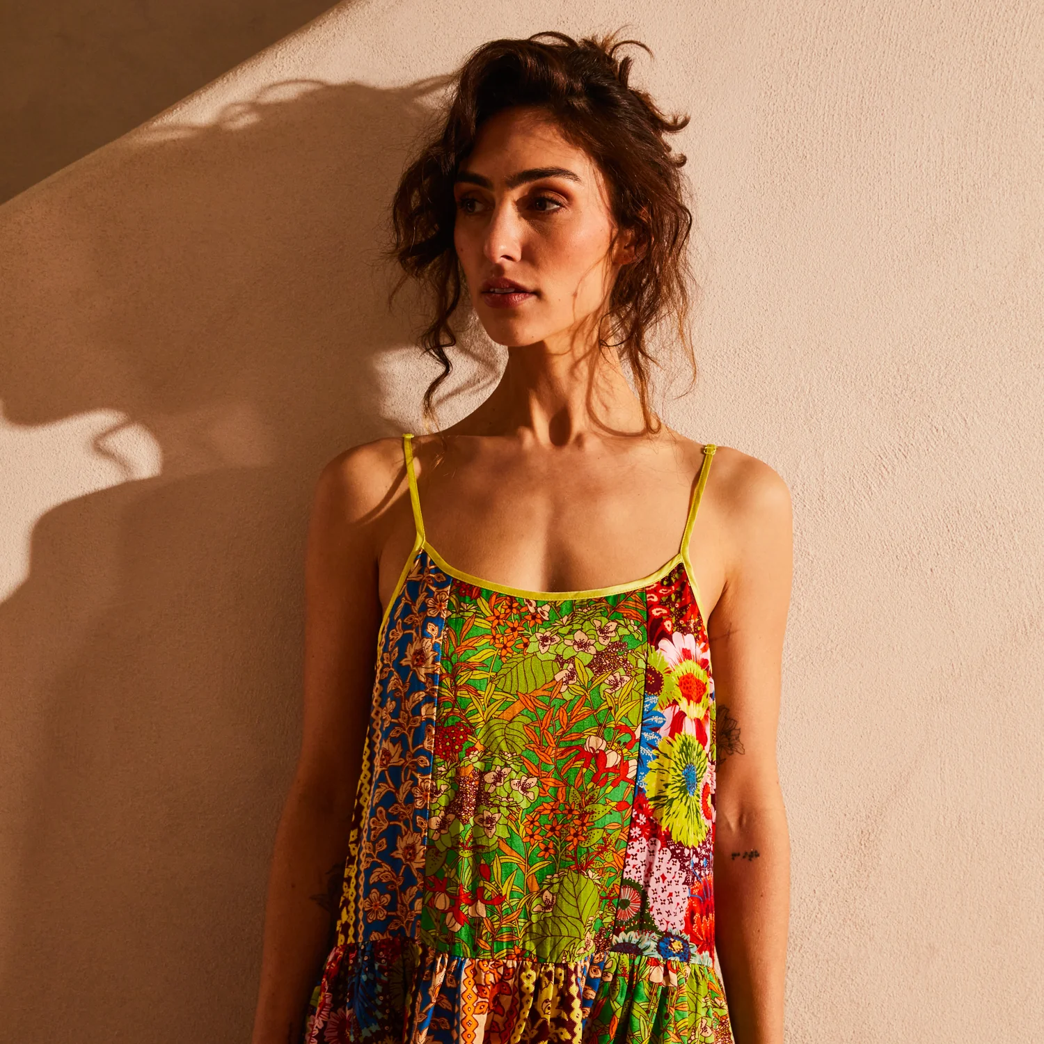 Claudia Patchwork Dress - Image 9