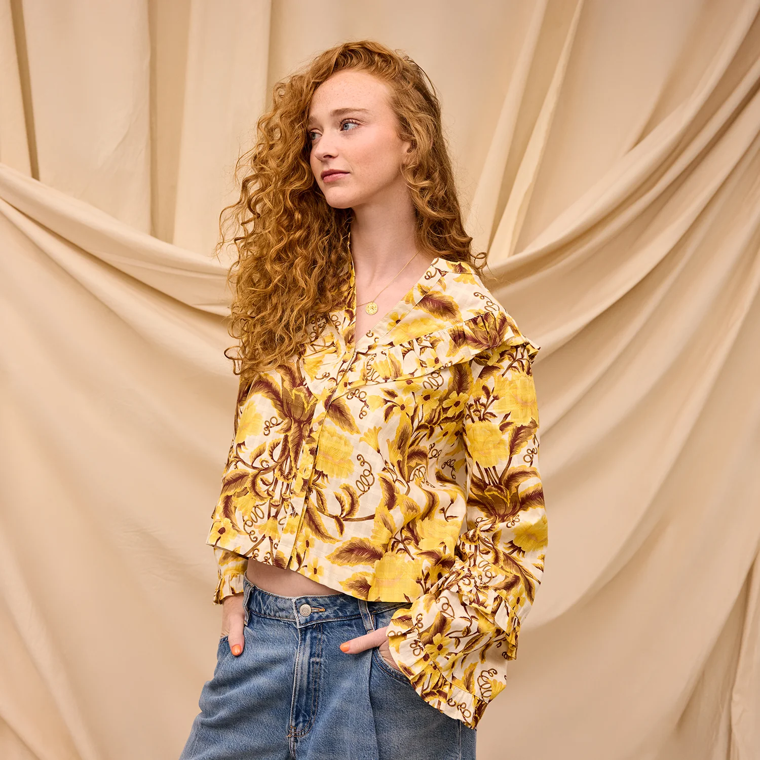 Clementine Frill Blouse - Image 4