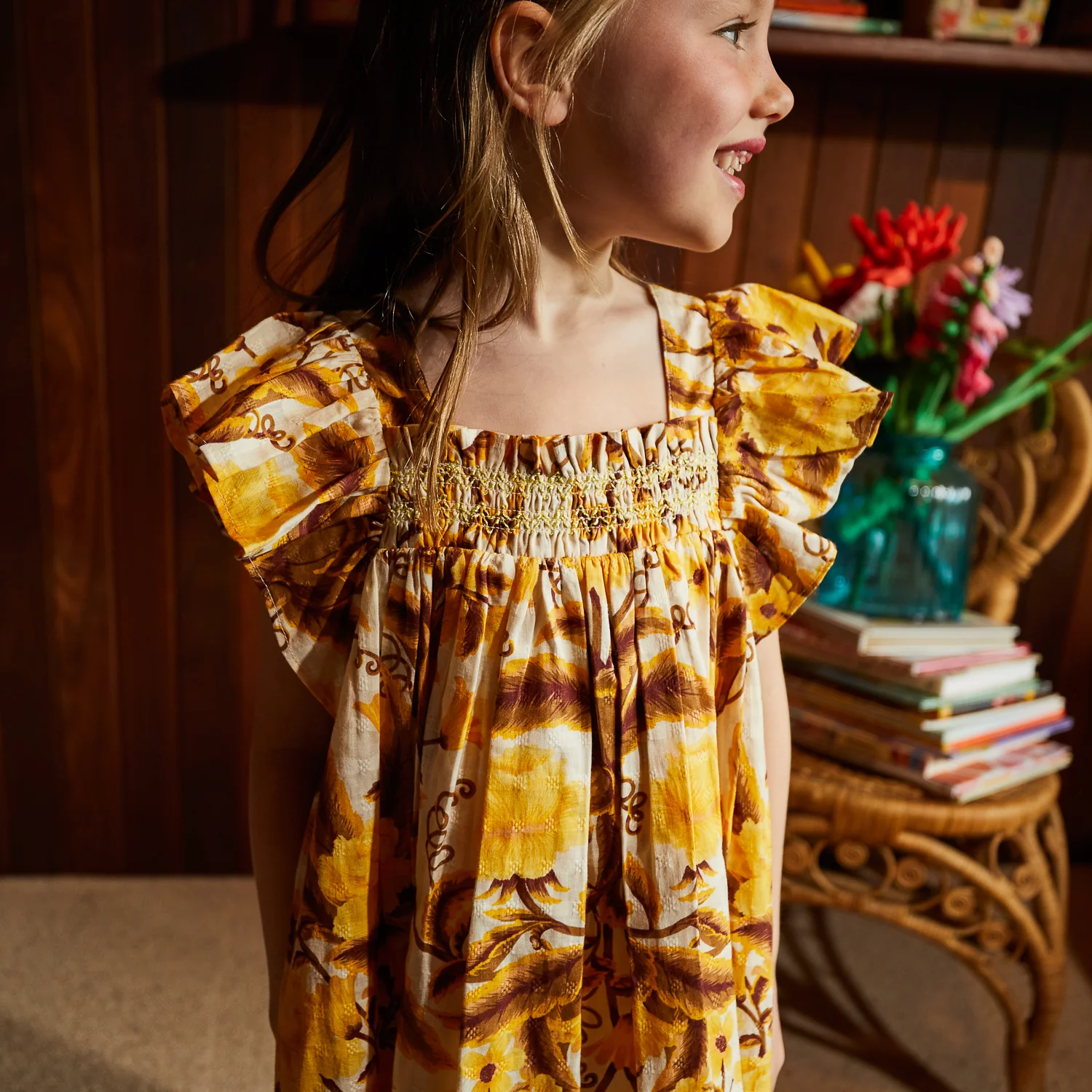 Clementine Kids Smock Dress - Image 6