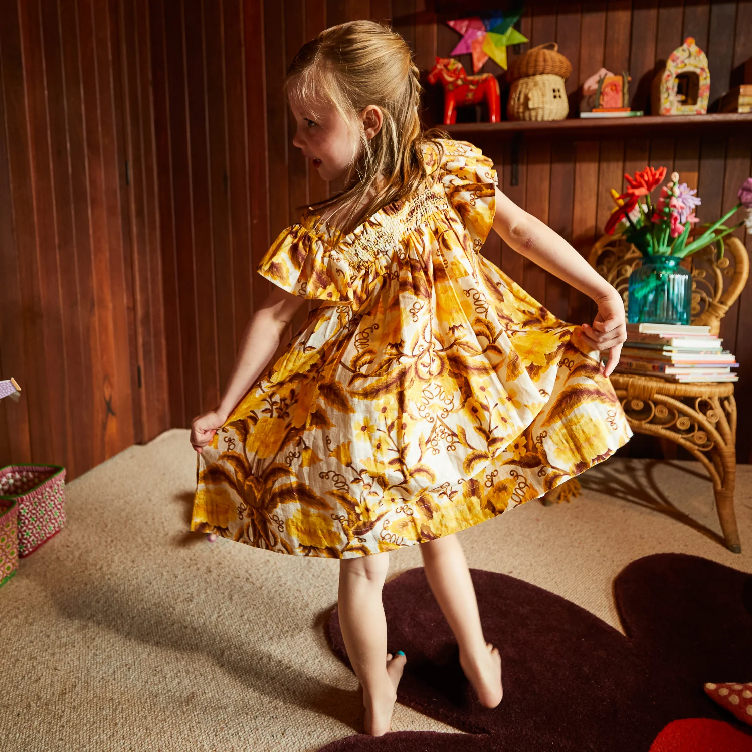 Clementine Kids Smock Dress - Image 7