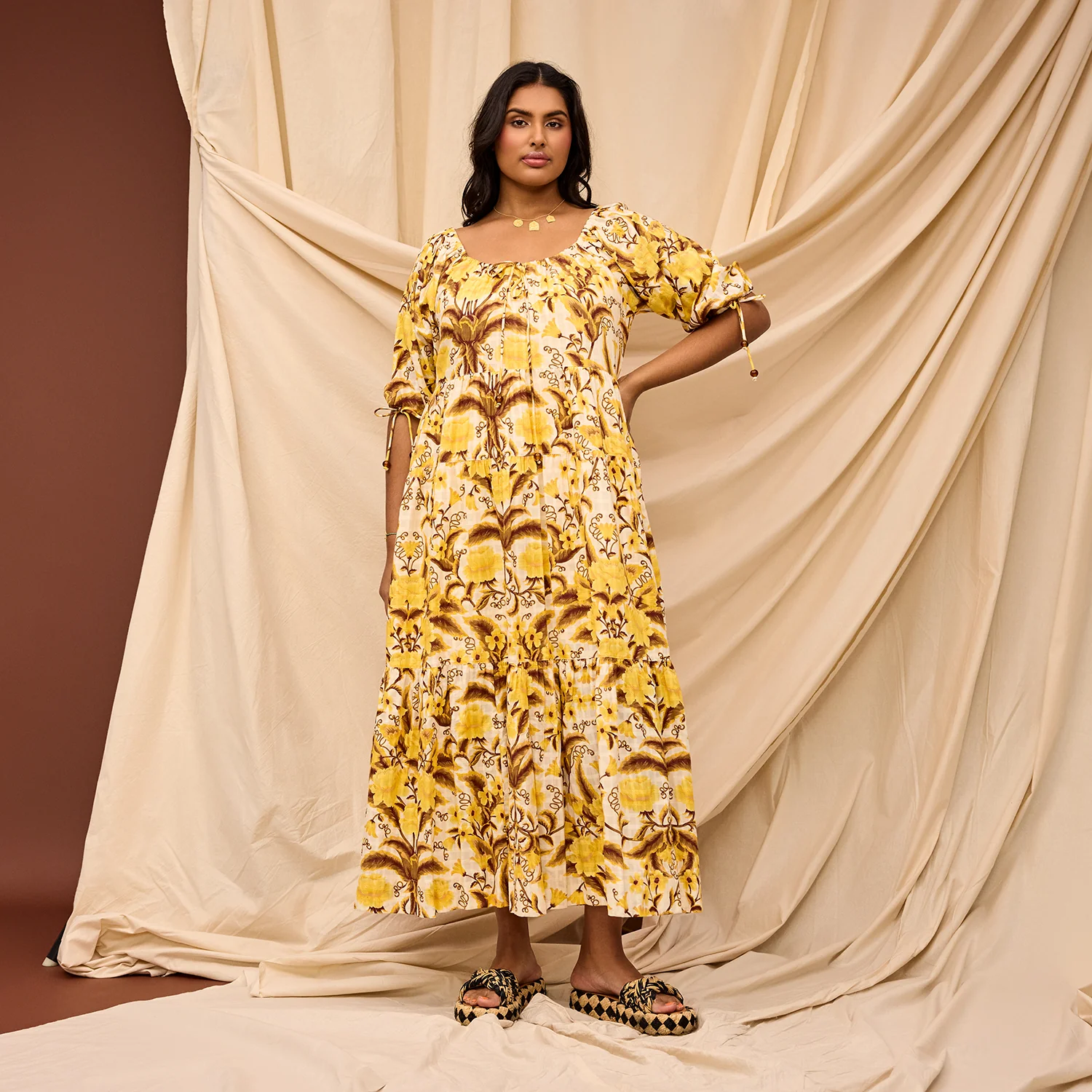 Clementine Tiered Maxi Dress - Image 4
