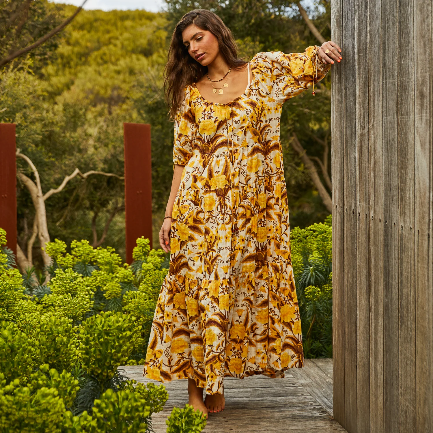 Clementine Tiered Maxi Dress - Image 8