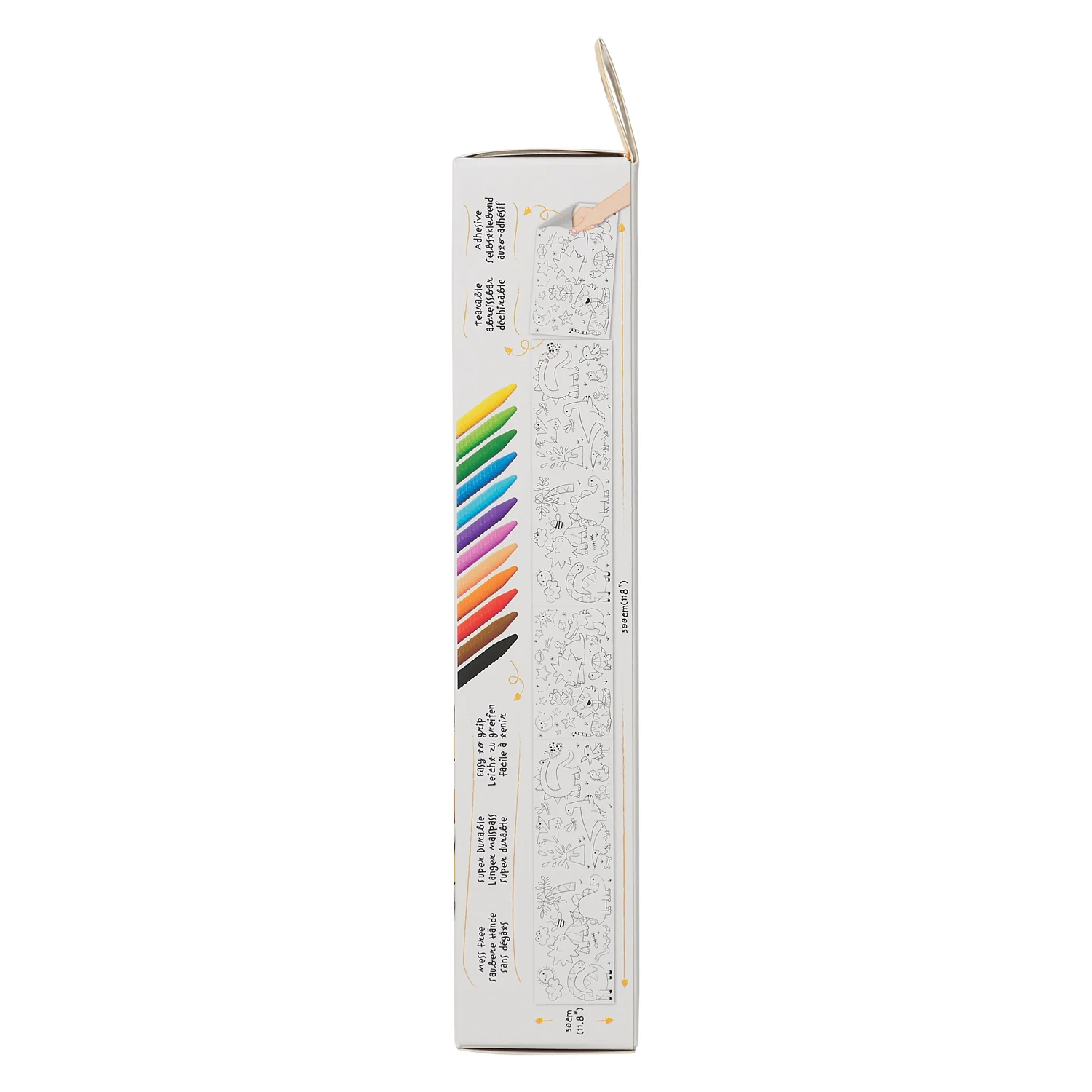Colouring Roll Kit - Dino World - Image 6