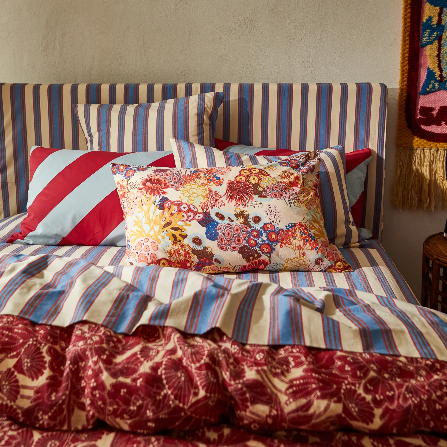 Cora Cotton Pillowcase Set - Pearl - Image 5