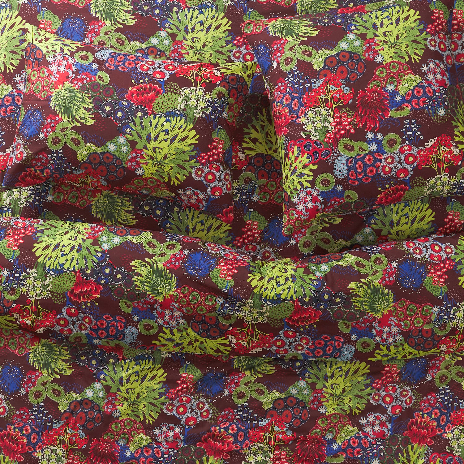 Cora Cotton Quilt Cover - Garnet - Image 3