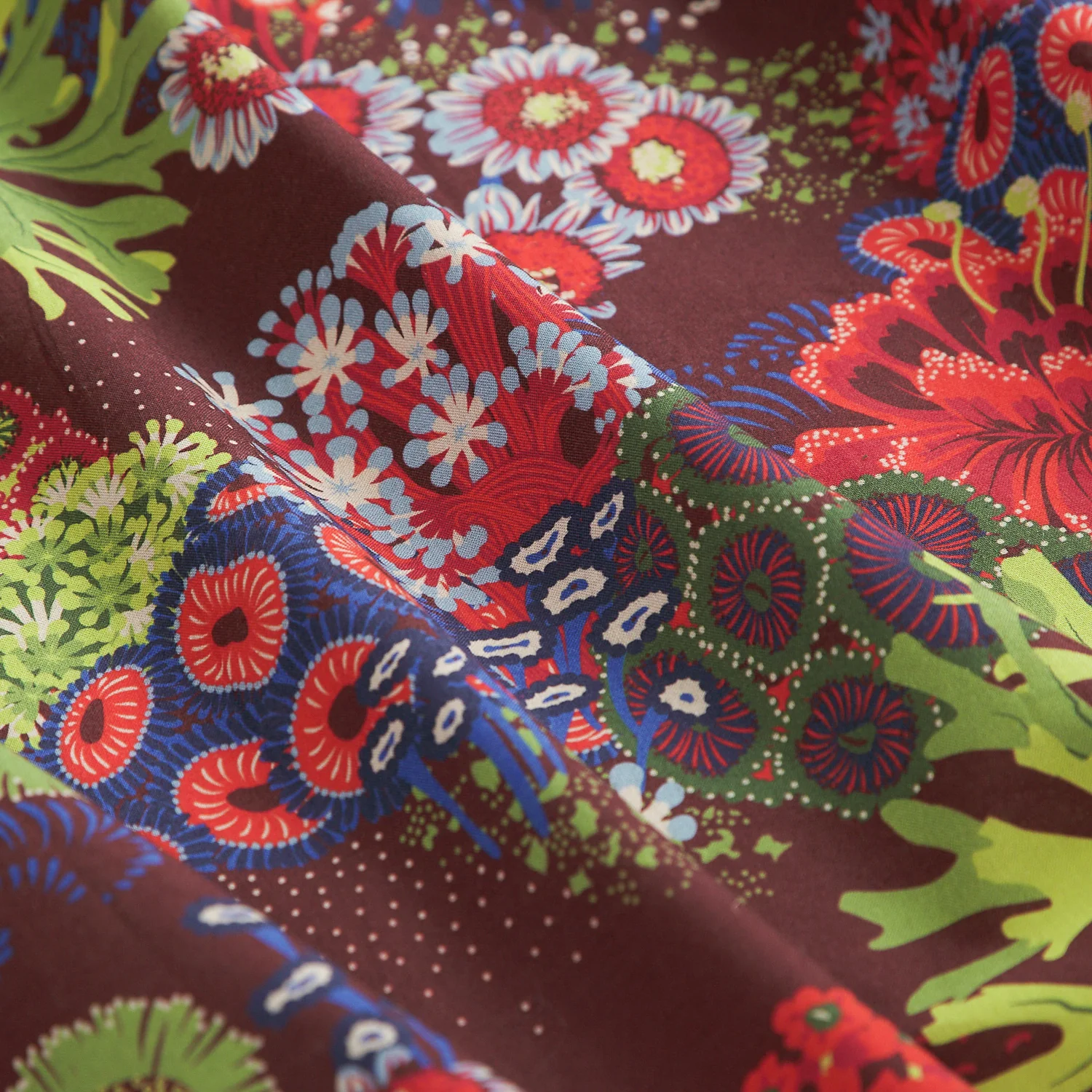 Cora Cotton Quilt Cover - Garnet - Image 6