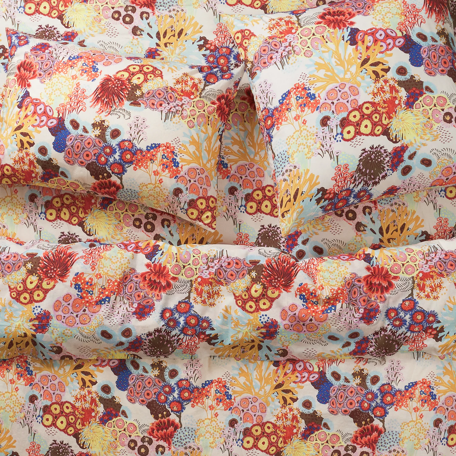 Cora Cotton Quilt Cover - Pearl - Image 3