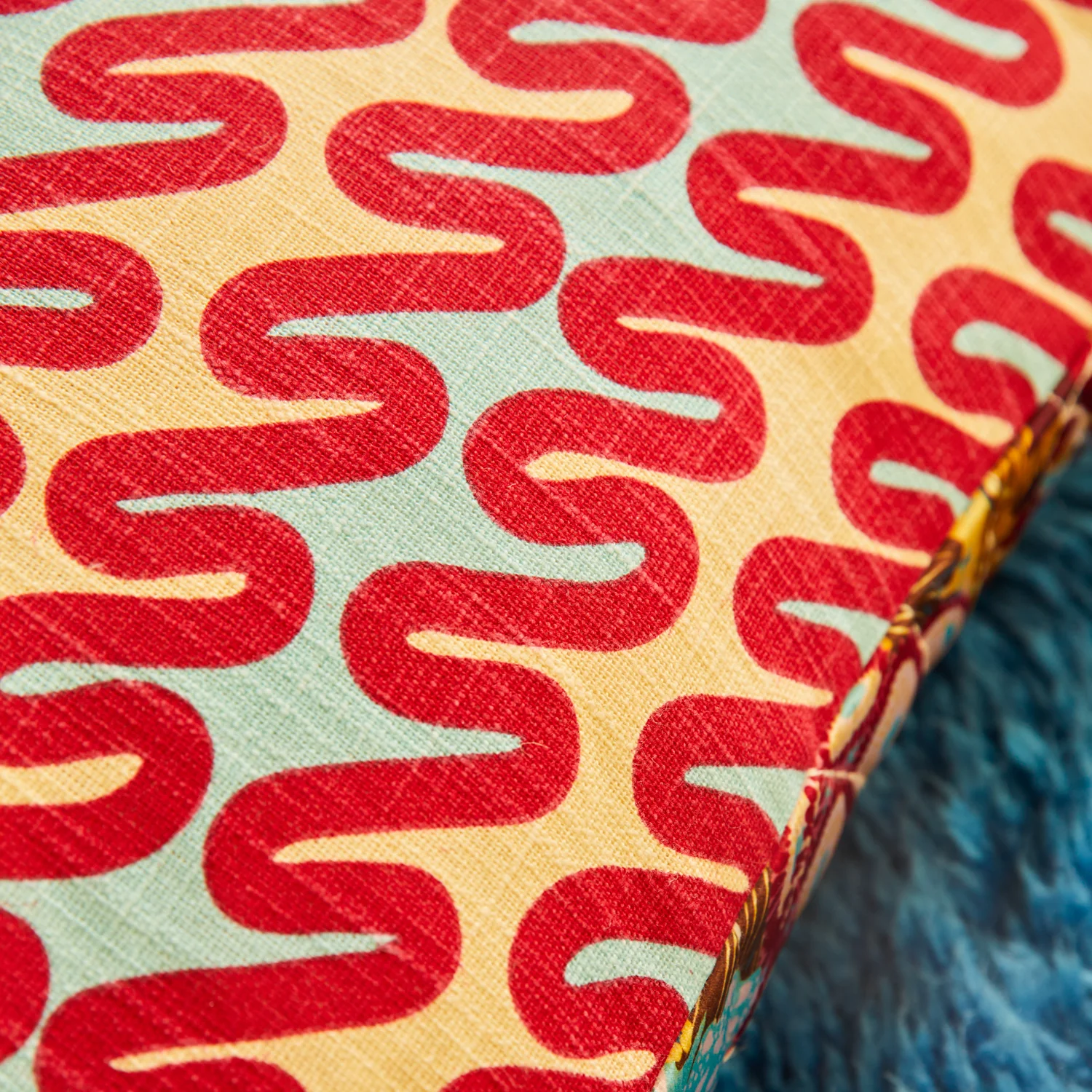 Cora Quilted Cushion - Pearl - Image 4