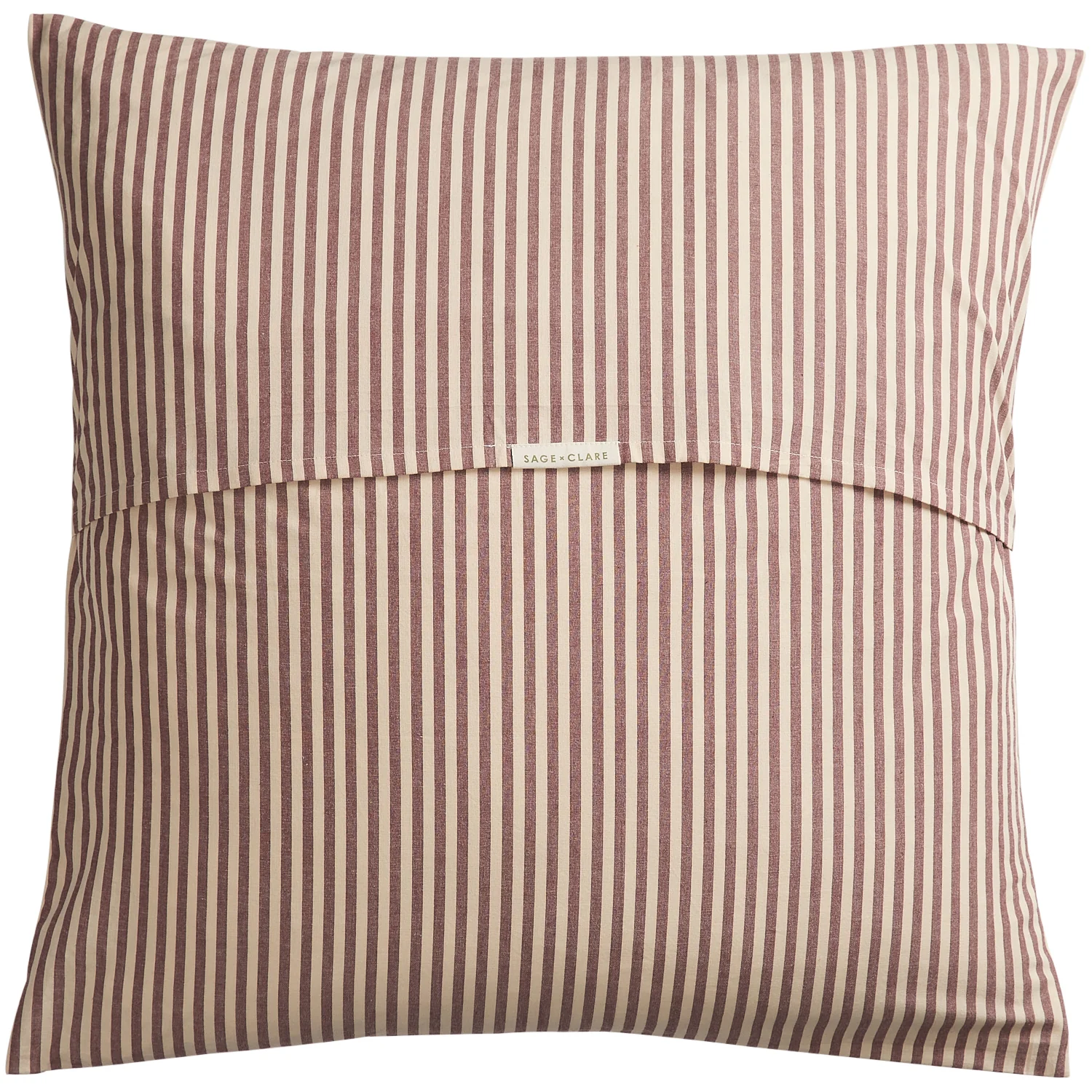 Cordell Cotton Euro Pillowcase Set - Rosewood - Image 10