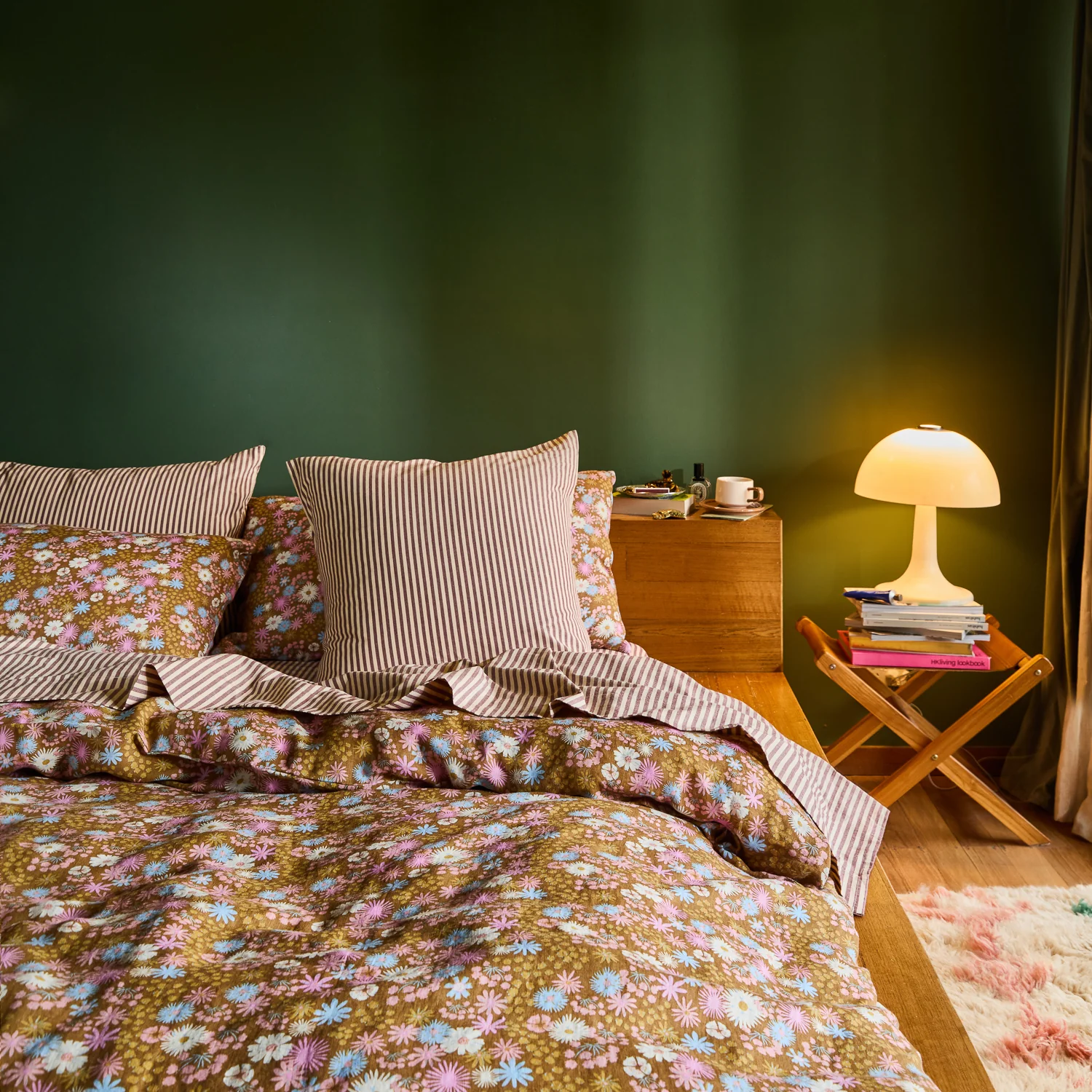 Cordell Cotton Euro Pillowcase Set - Rosewood - Image 7