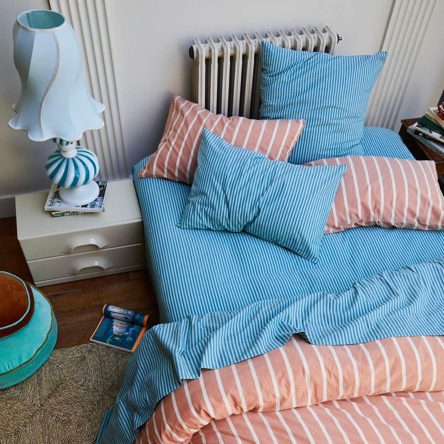 Cordell Cotton Pillowcase Set - Capri - Image 8