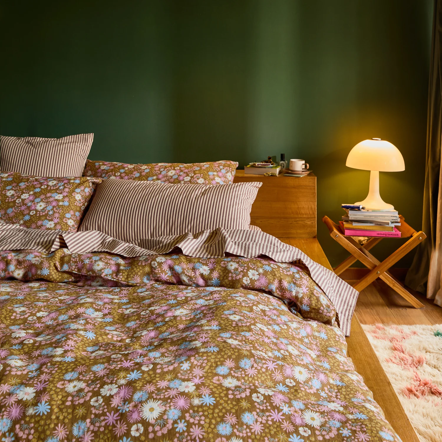 Cordell Cotton Pillowcase Set - Rosewood - Image 8