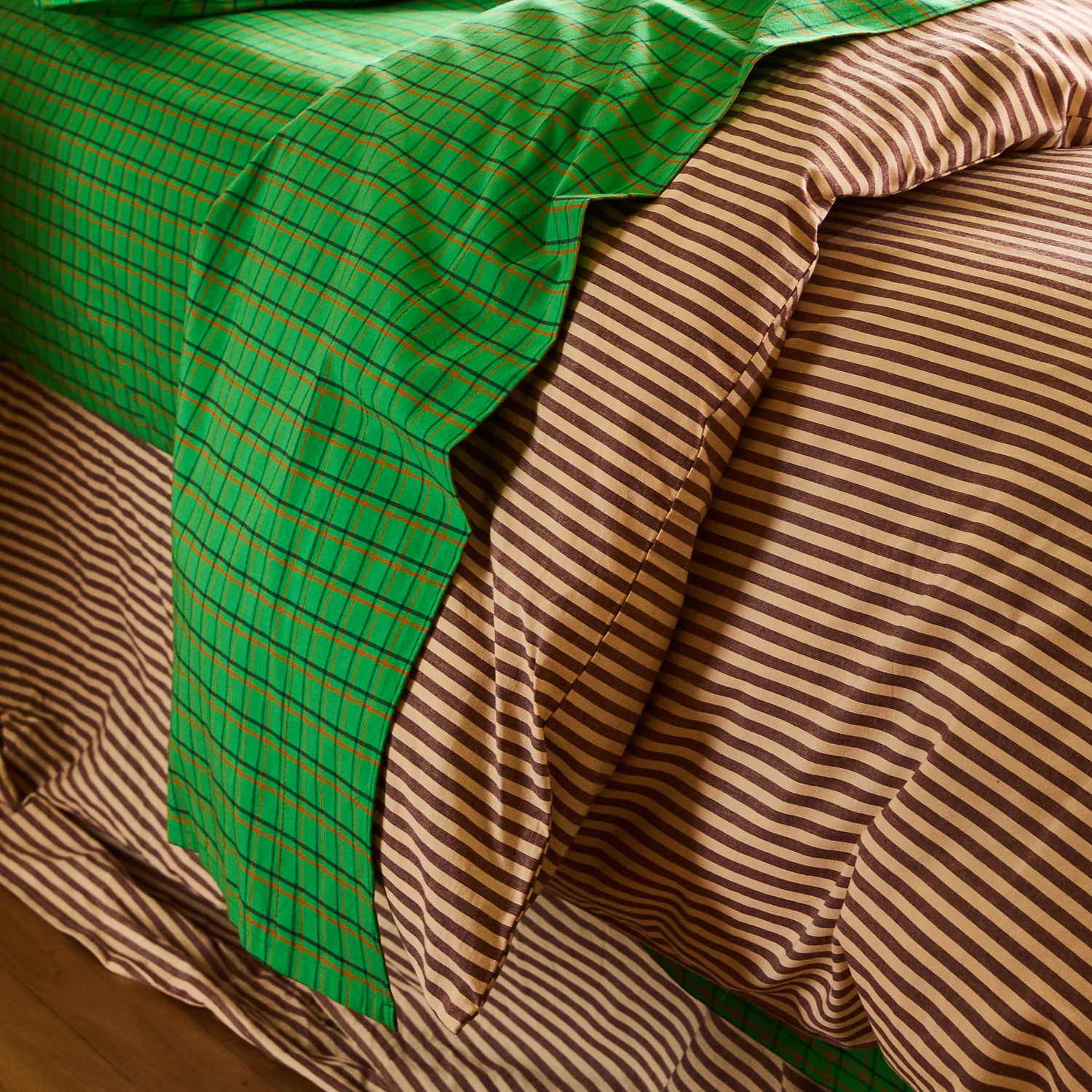 Cordell Cotton Quilt Cover - Rosewood - Image 6