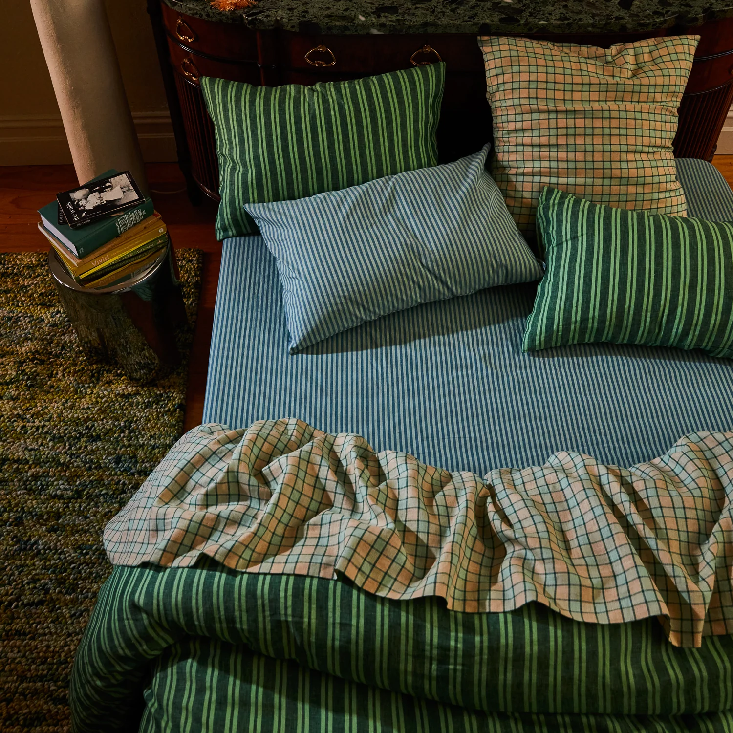 Cordell Cotton Sheets - Capri - Image 7