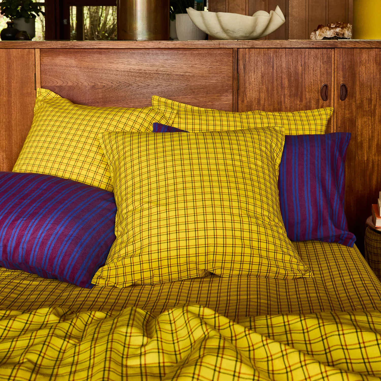 Cosmin Cotton Euro Pillowcase Set - Medallion - Image 2