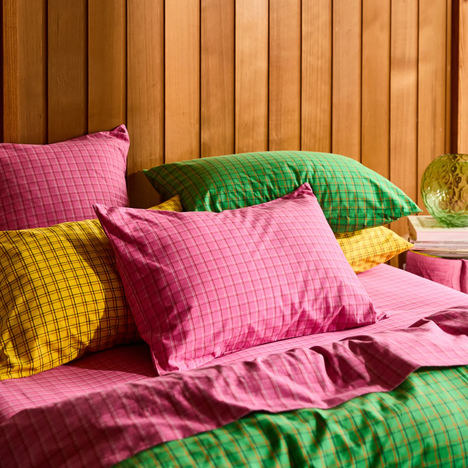 Cosmin Cotton Pillowcase Set - Pansy - Image 6