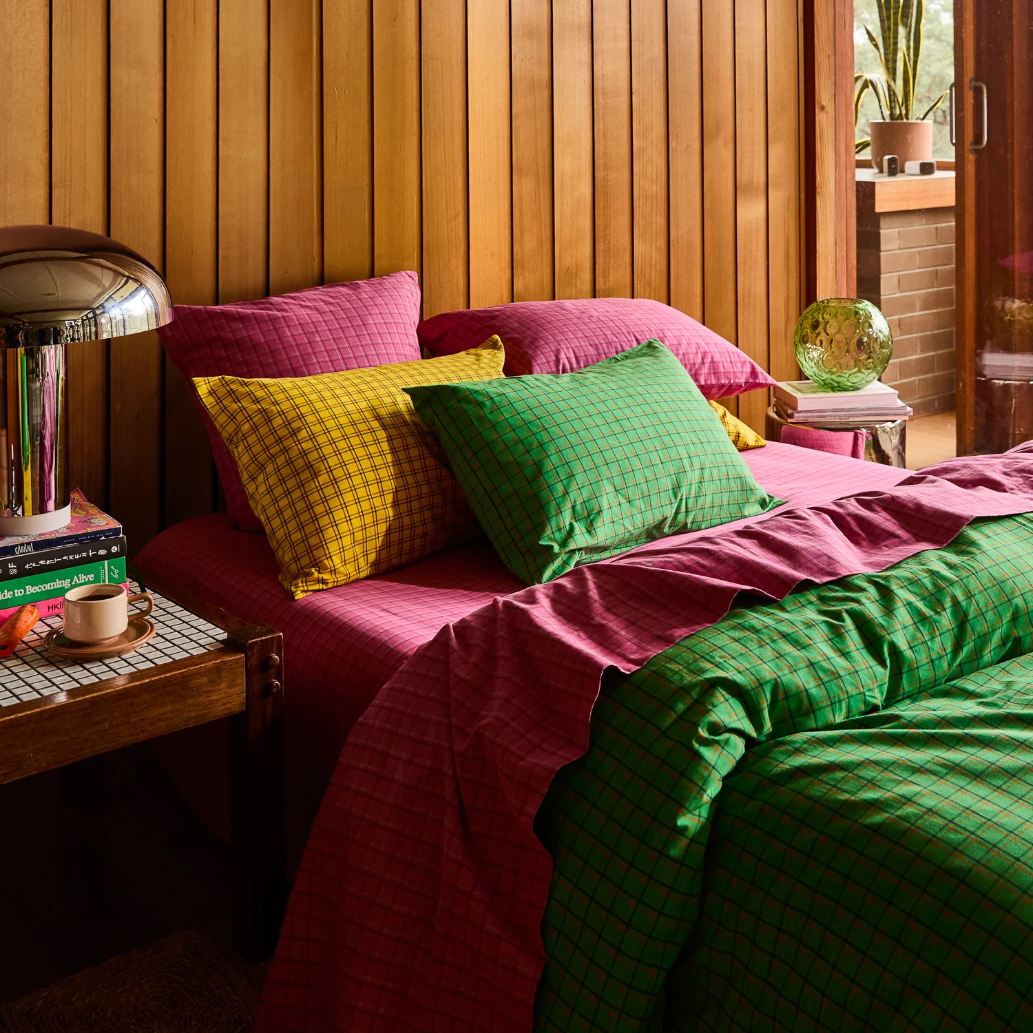 Cosmin Cotton Pillowcase Set - Spring Green - Image 7