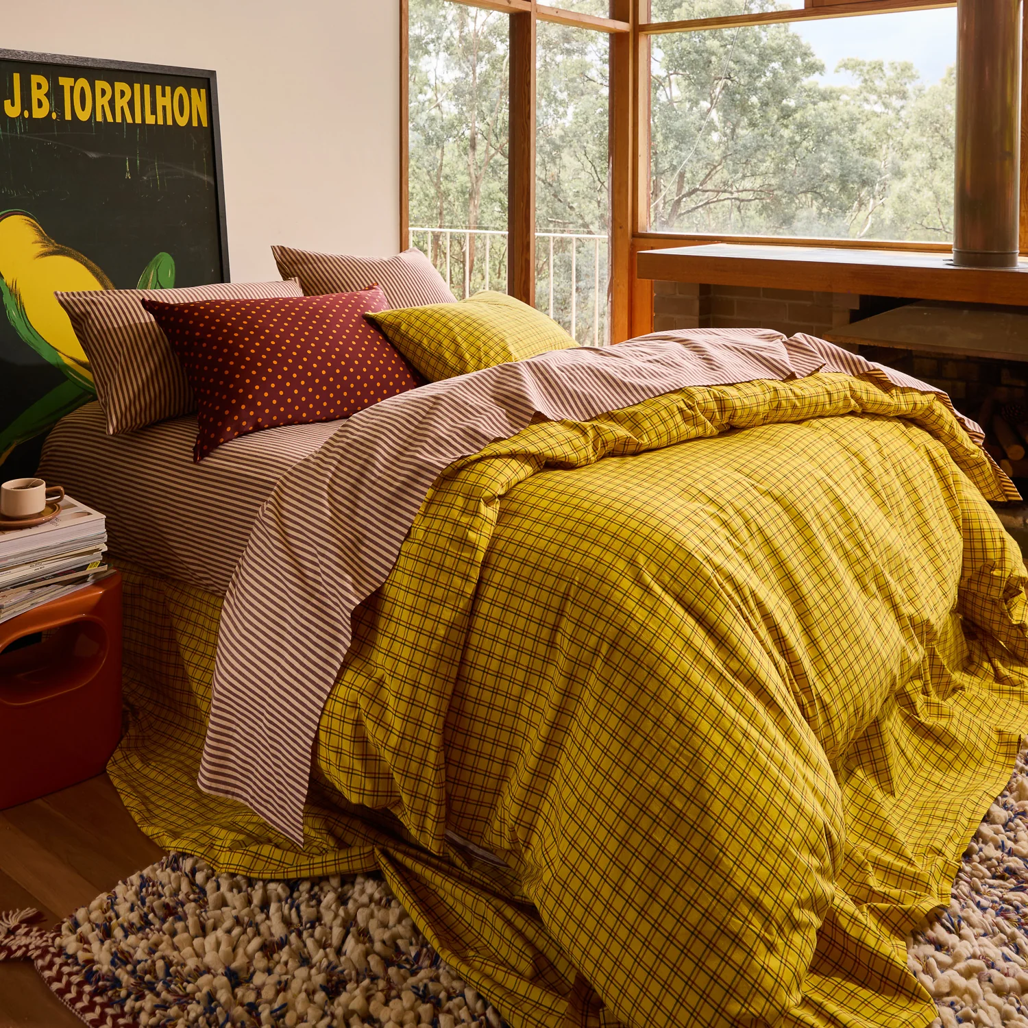 Cosmin Cotton Quilt Cover - Medallion - Image 3