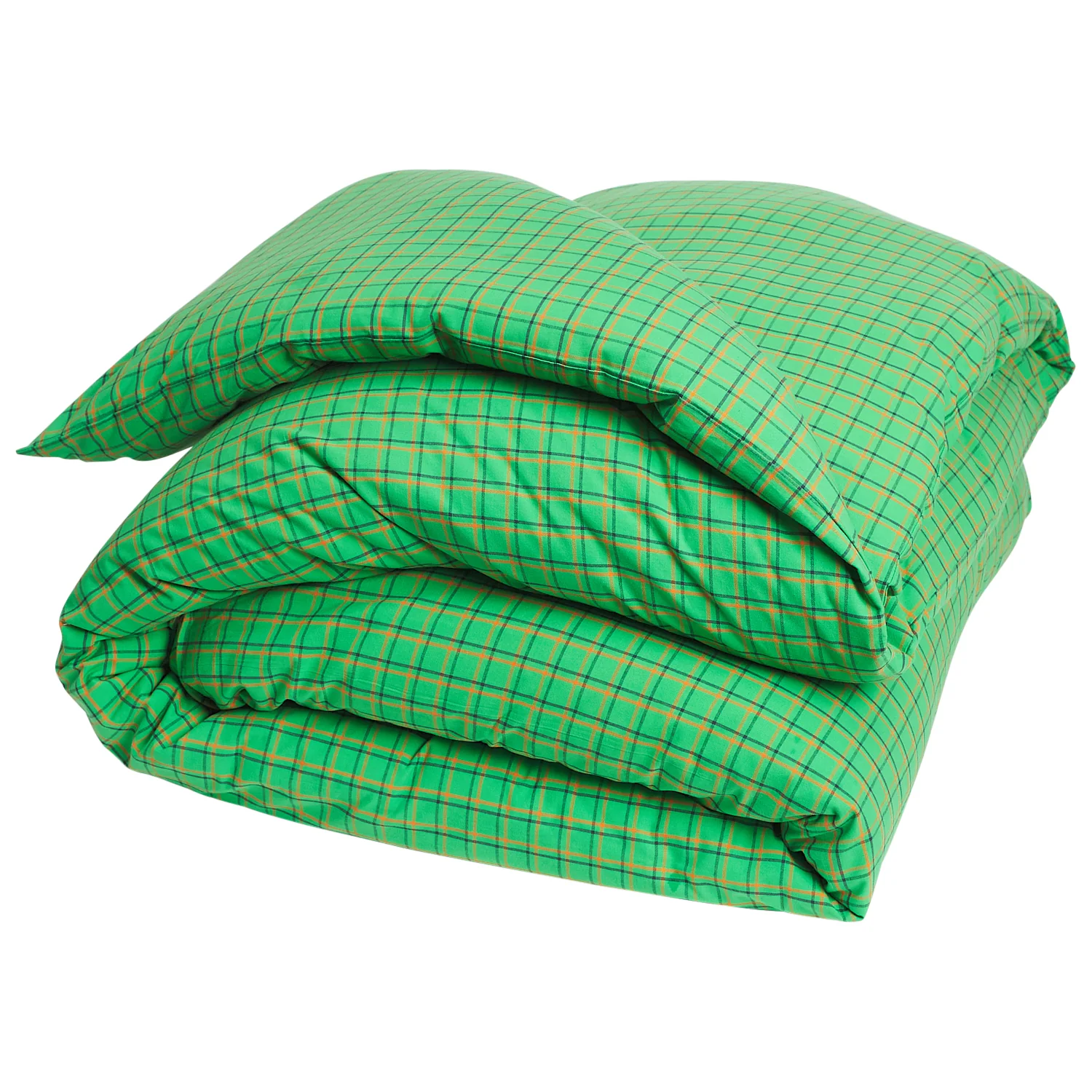 Cosmin Cotton Quilt Cover - Spring Green