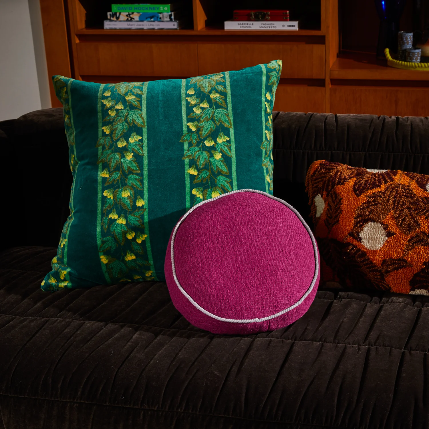 Dana Round Cushion - Plumberry - Image 2