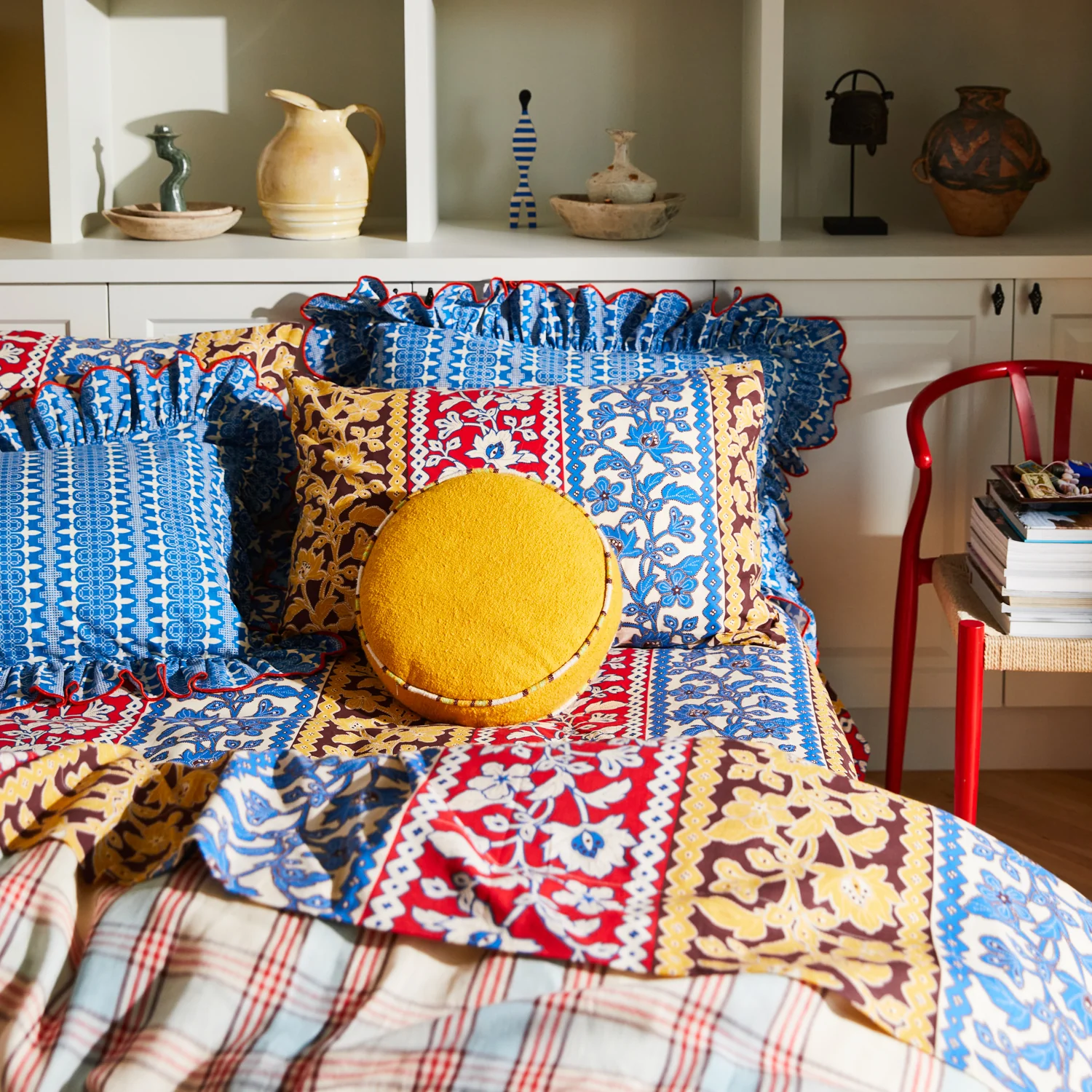 Delana Round Cushion - Dune - Image 2