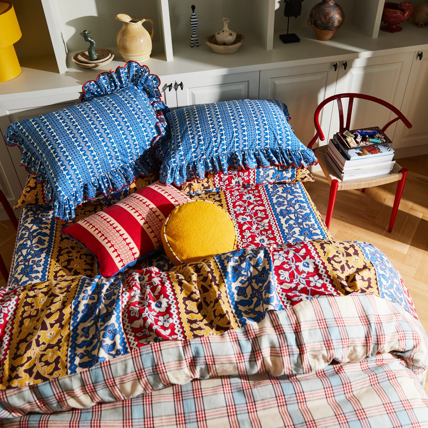 Delana Round Cushion - Dune - Image 3