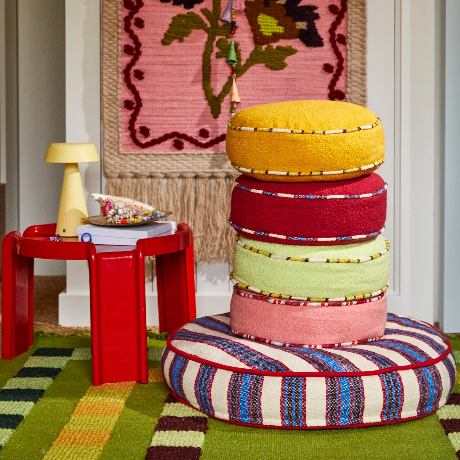 Delana Round Cushion - Zest - Image 7