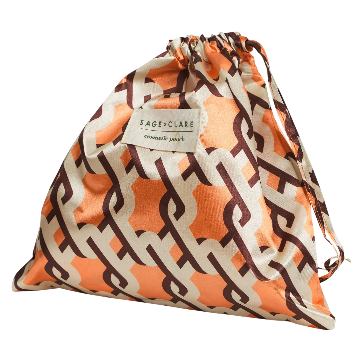 Delphine Cosmetic Pouch - Vivid Coral - Image 4