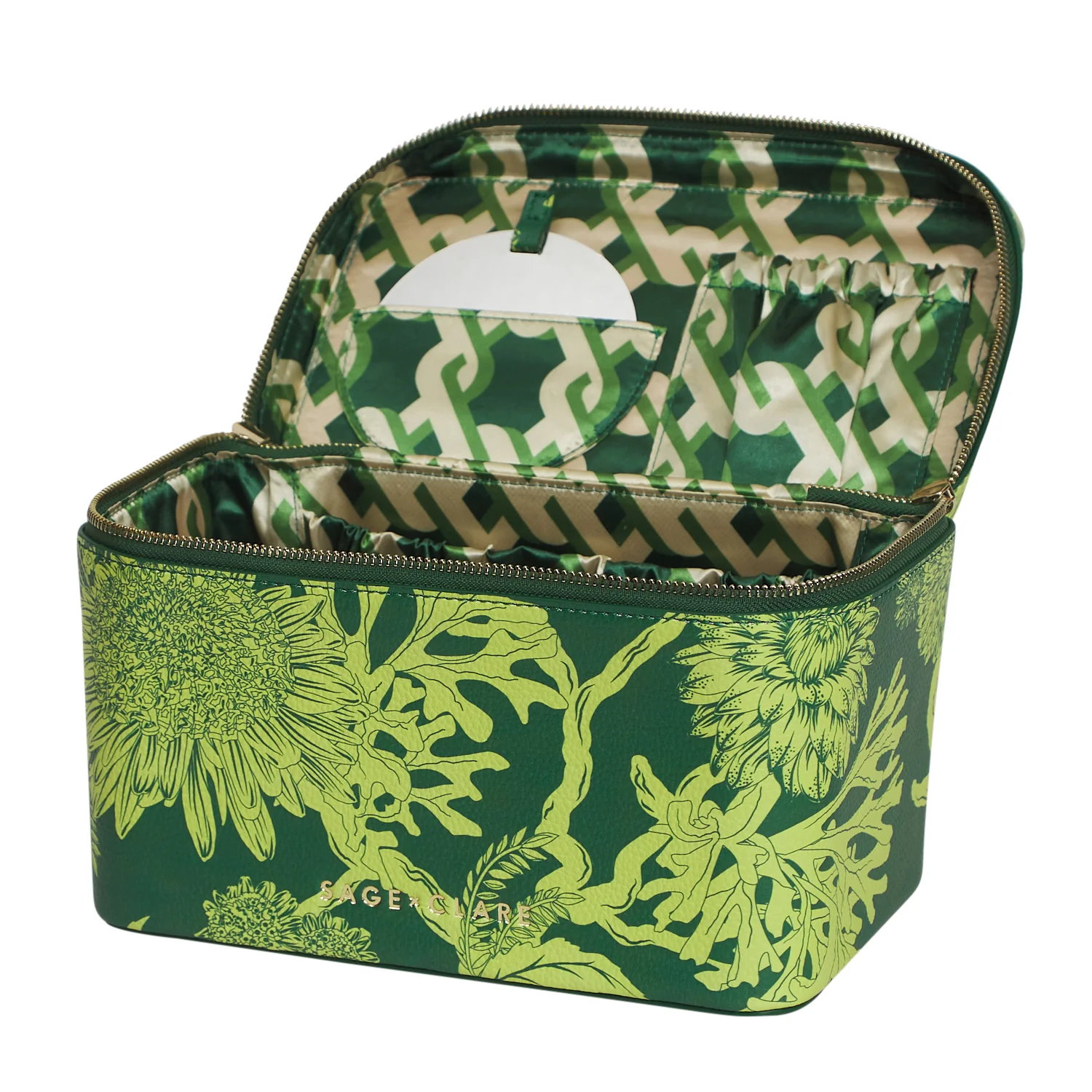 Delphine Large Vanity Case - Anise - Image 4