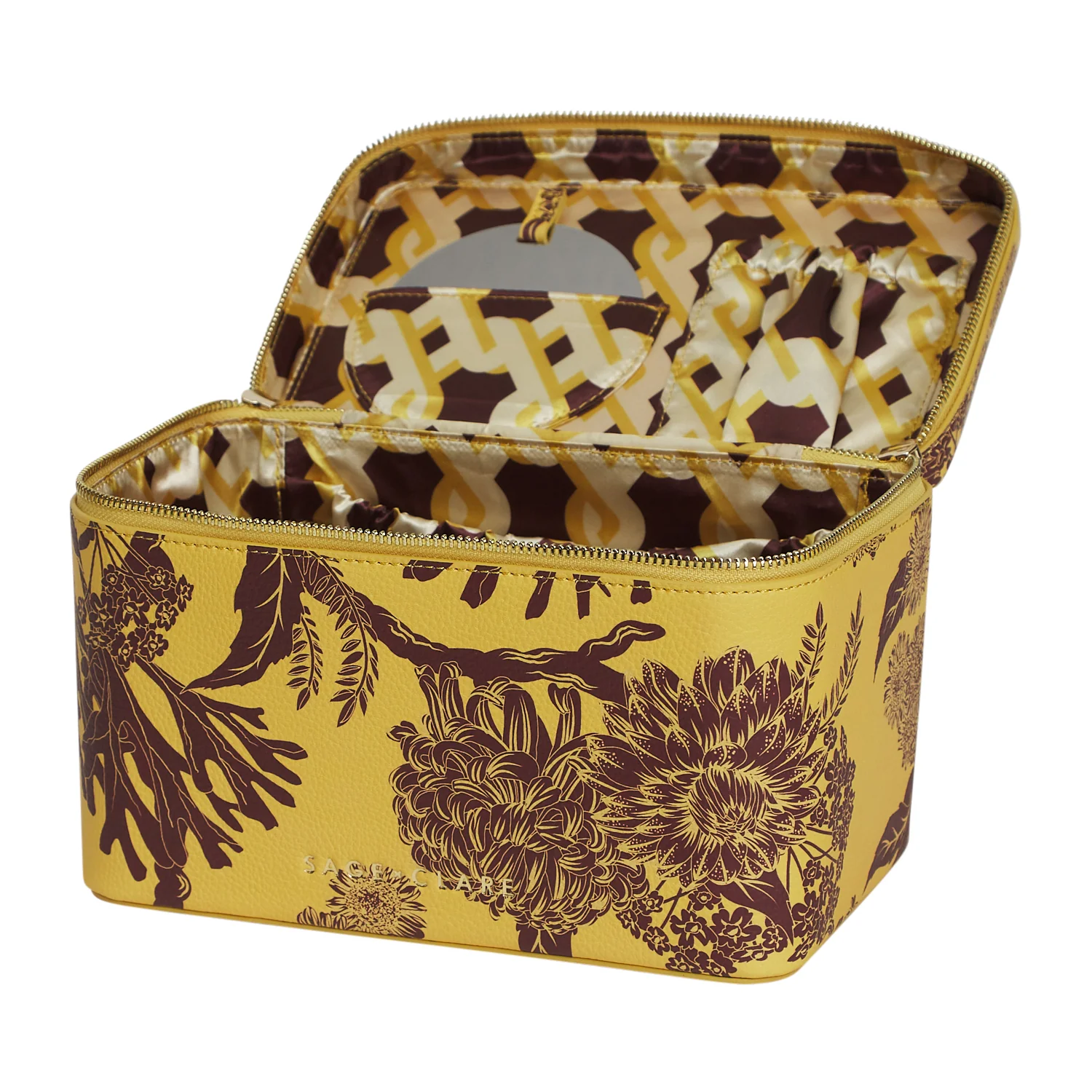 Delphine Large Vanity Case - Dune - Image 7