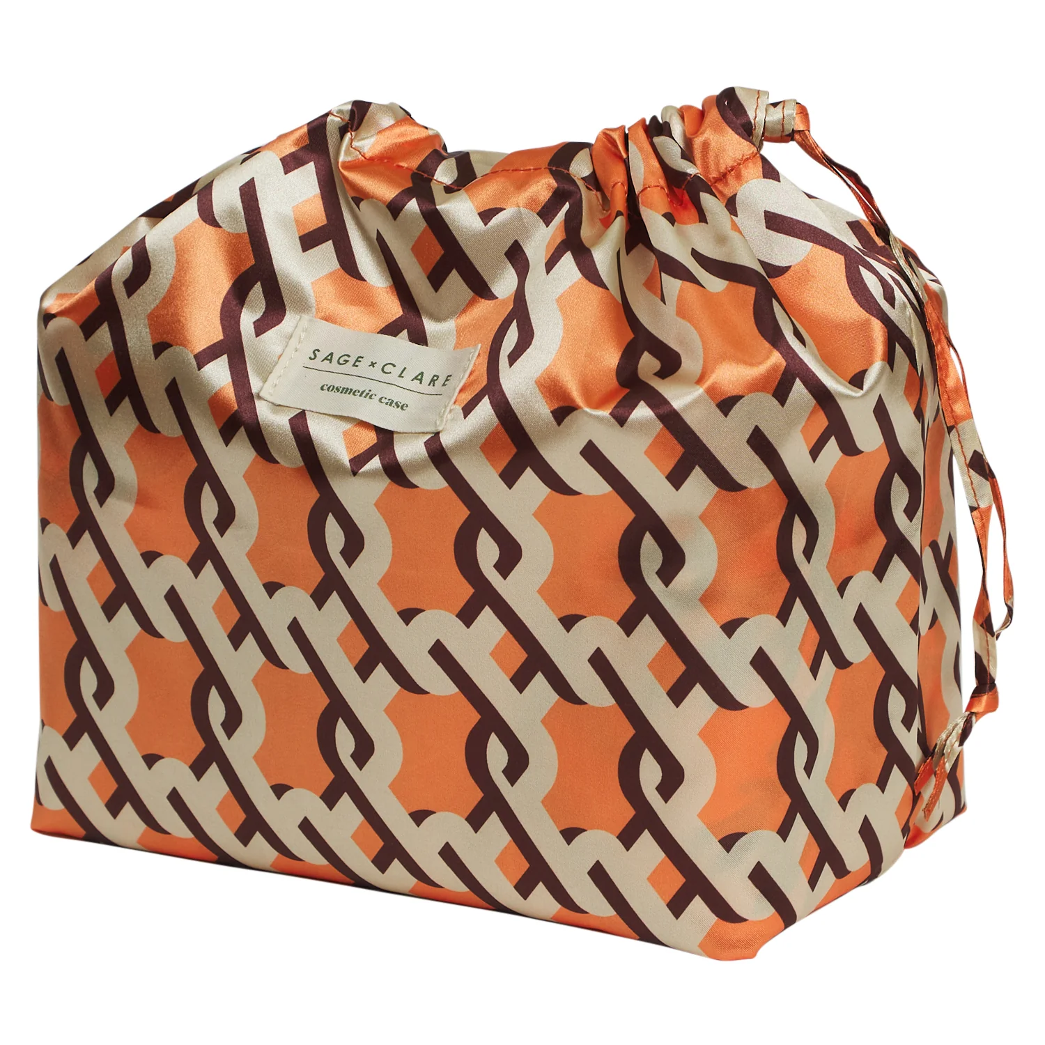 Delphine Large Vanity Case - Vivid Coral - Image 6