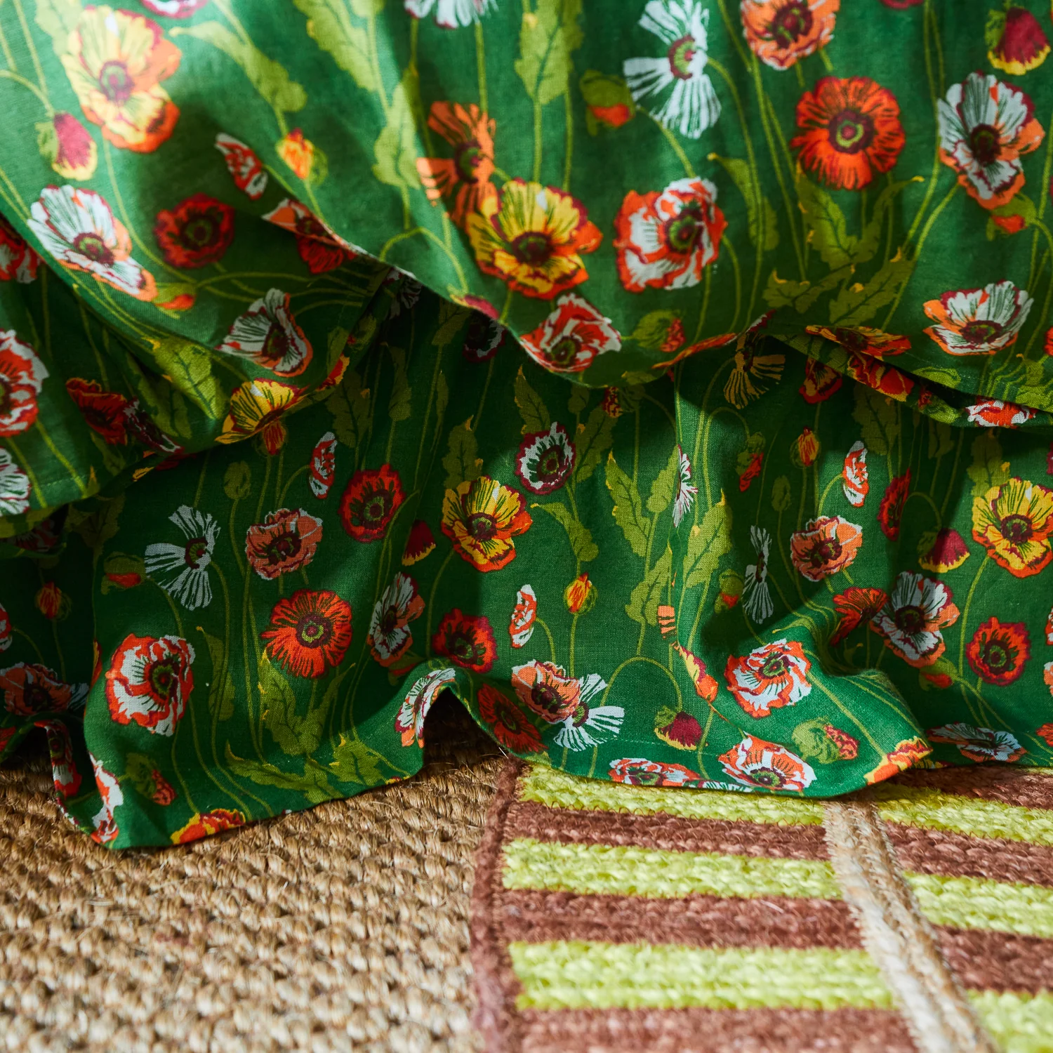 Delphine Linen Ruffle Valance - Image 3