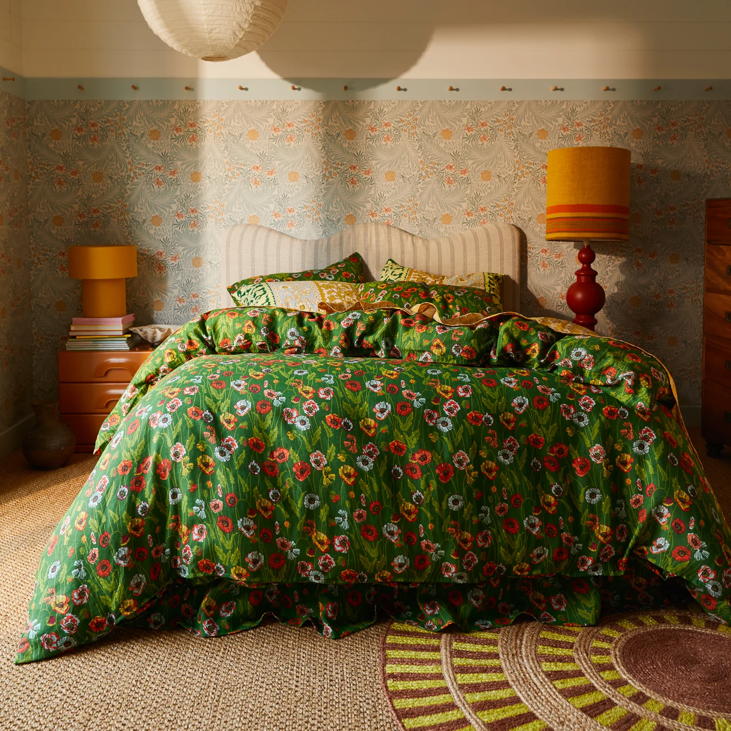 Delphine Linen Ruffle Valance - Image 4