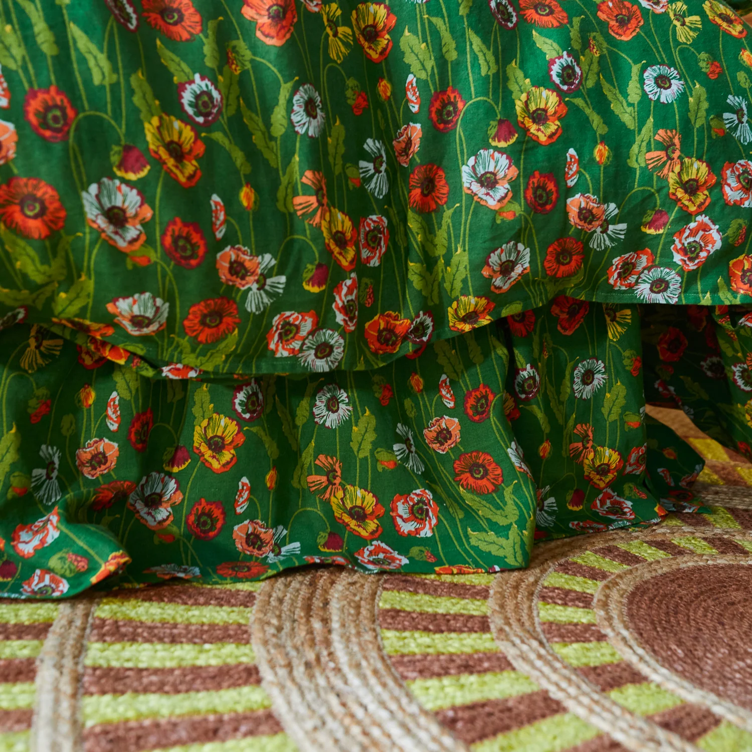 Delphine Linen Ruffle Valance - Image 5