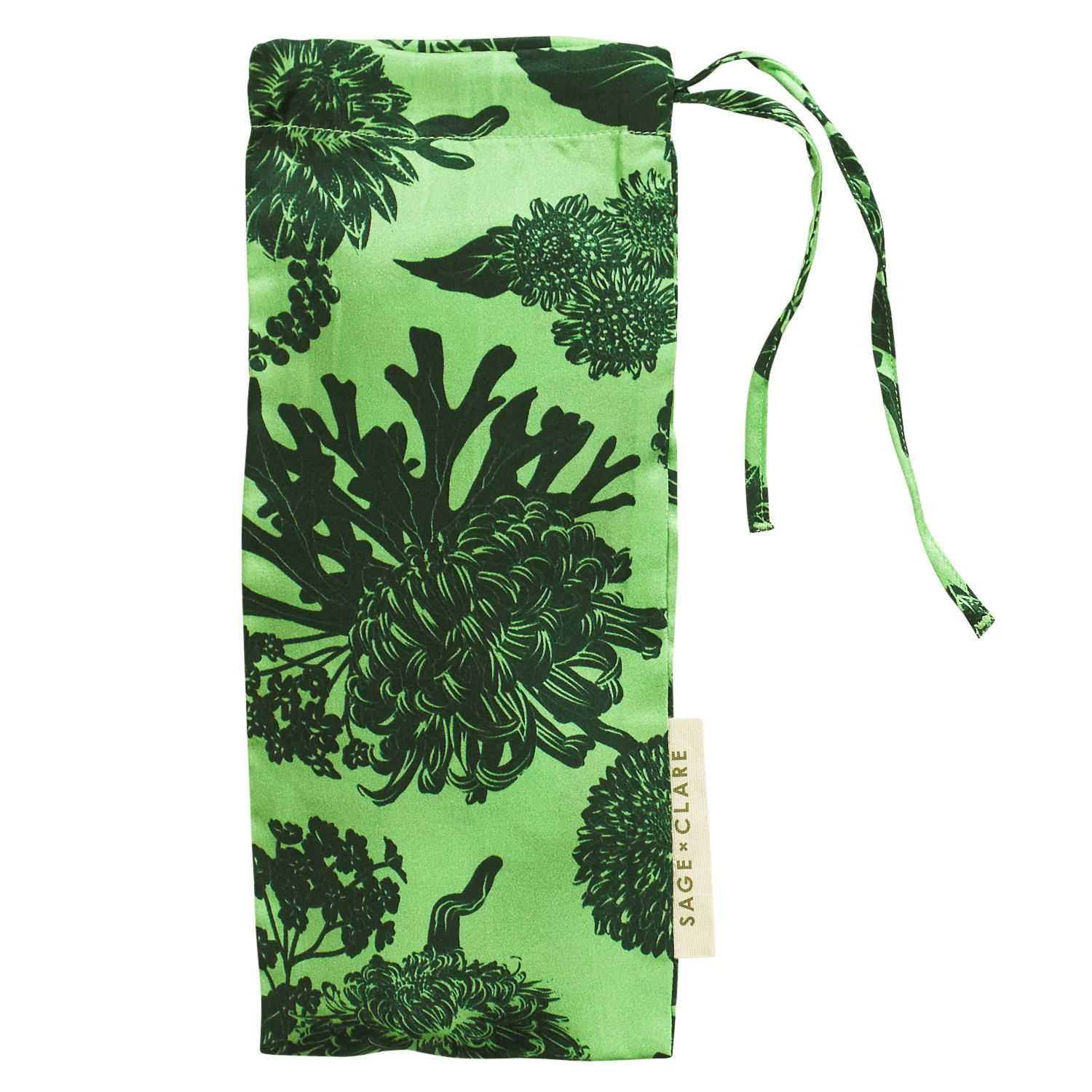Delphine Silk Eye Mask - Key Lime - Image 4
