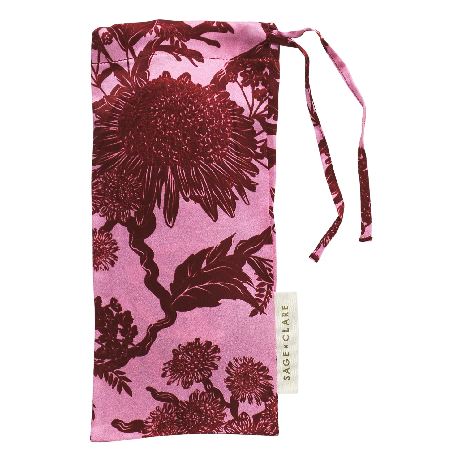 Delphine Silk Eye Mask - Orchid - Image 5