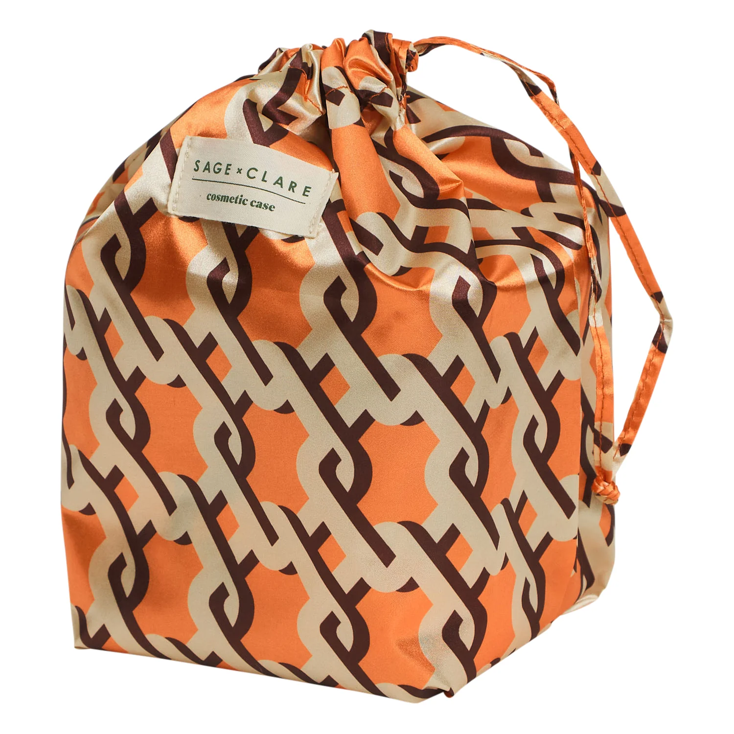 Delphine Small Vanity Case - Vivid Coral - Image 7