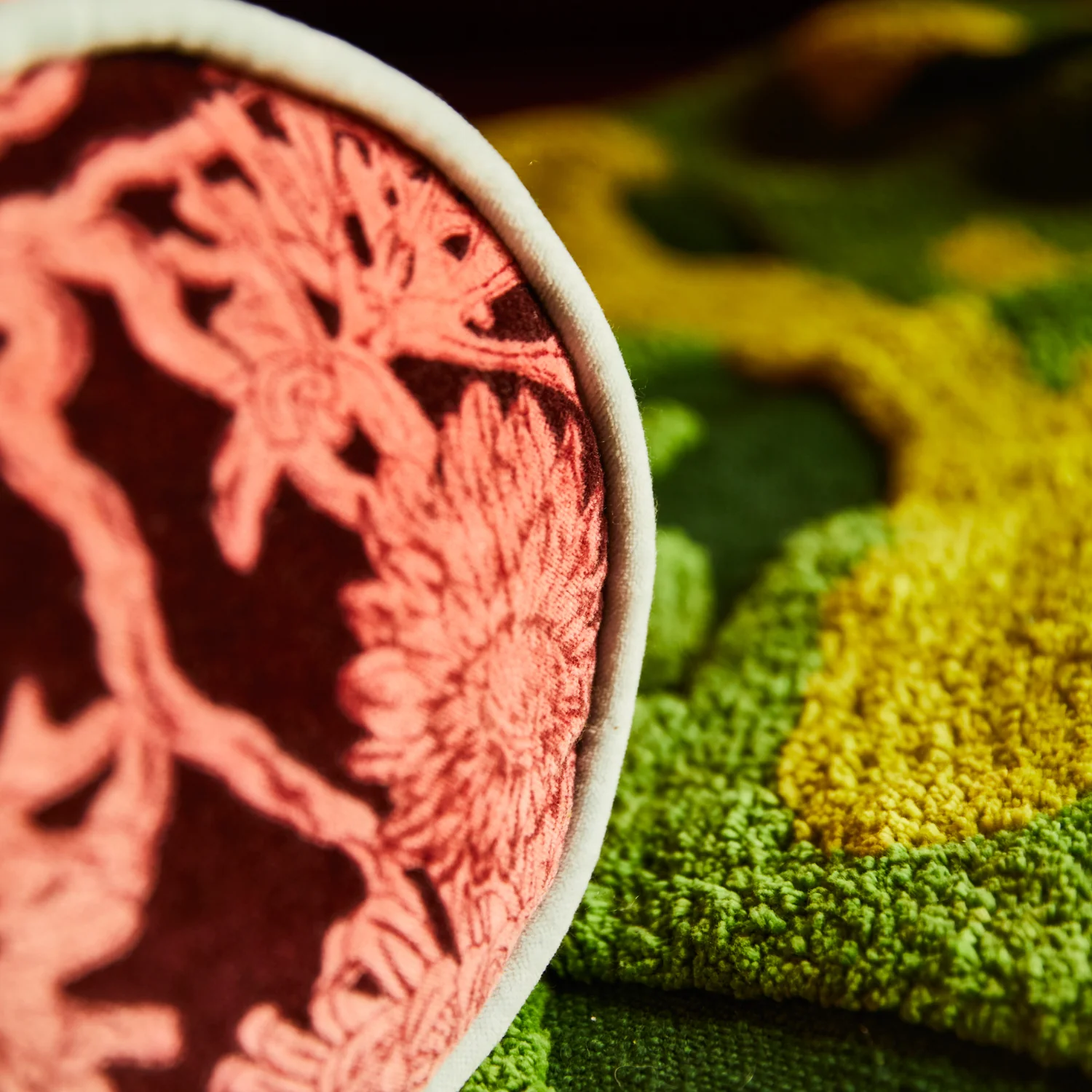 Delphine Velvet Bolster Cushion - Image 3