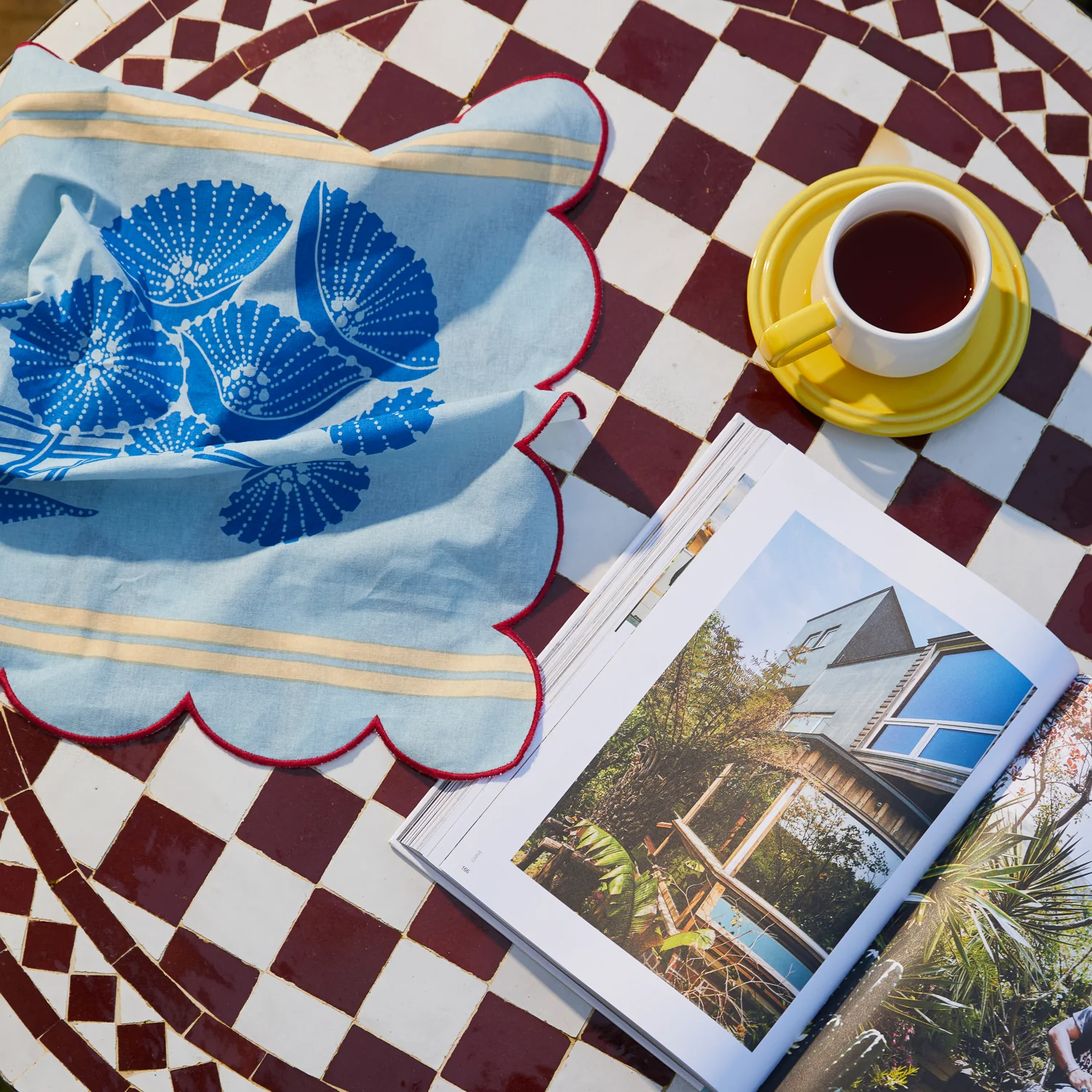 Elena Napkin Set - Cerulean - Image 3