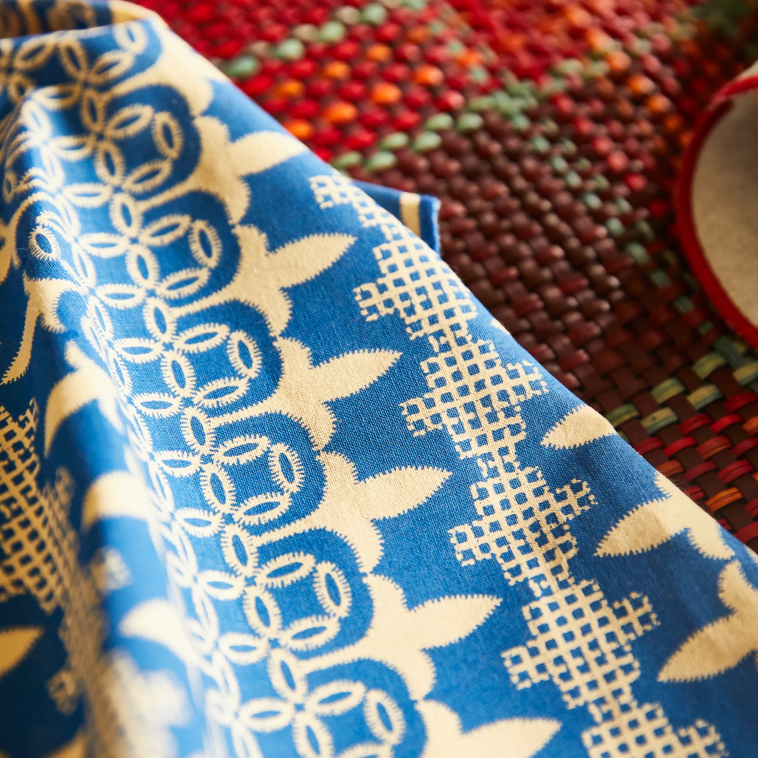 Elena Napkin Set - Cerulean - Image 4