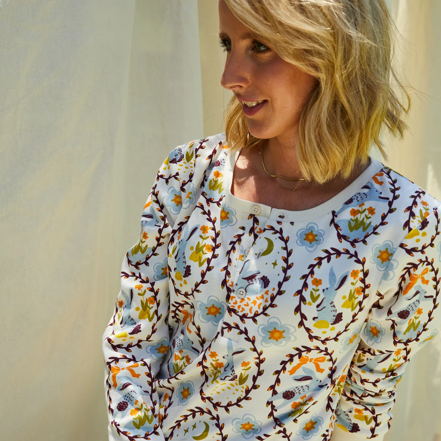 Elise Cotton Pyjama Set - Image 2