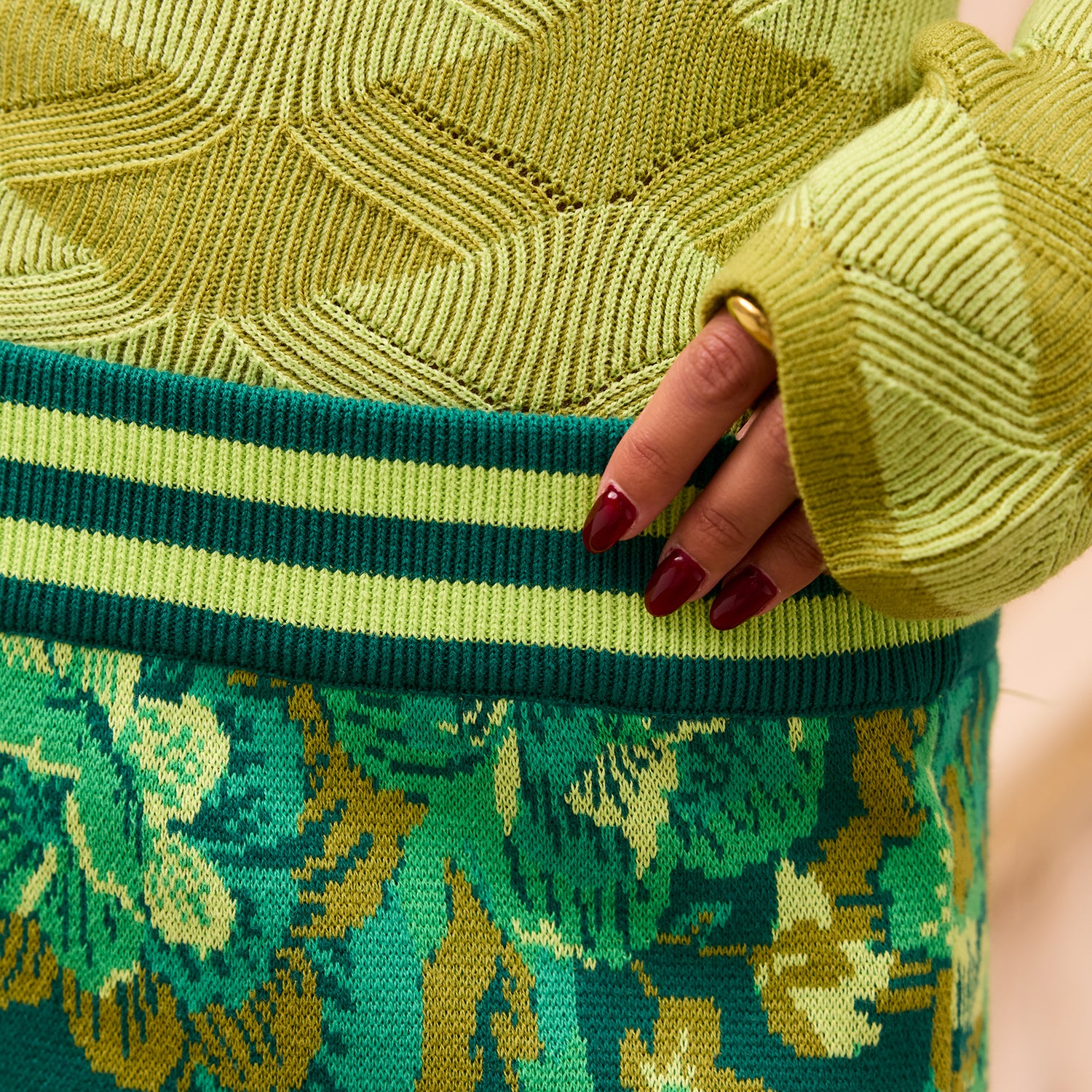 Eliza Knit Maxi Skirt - Image 5