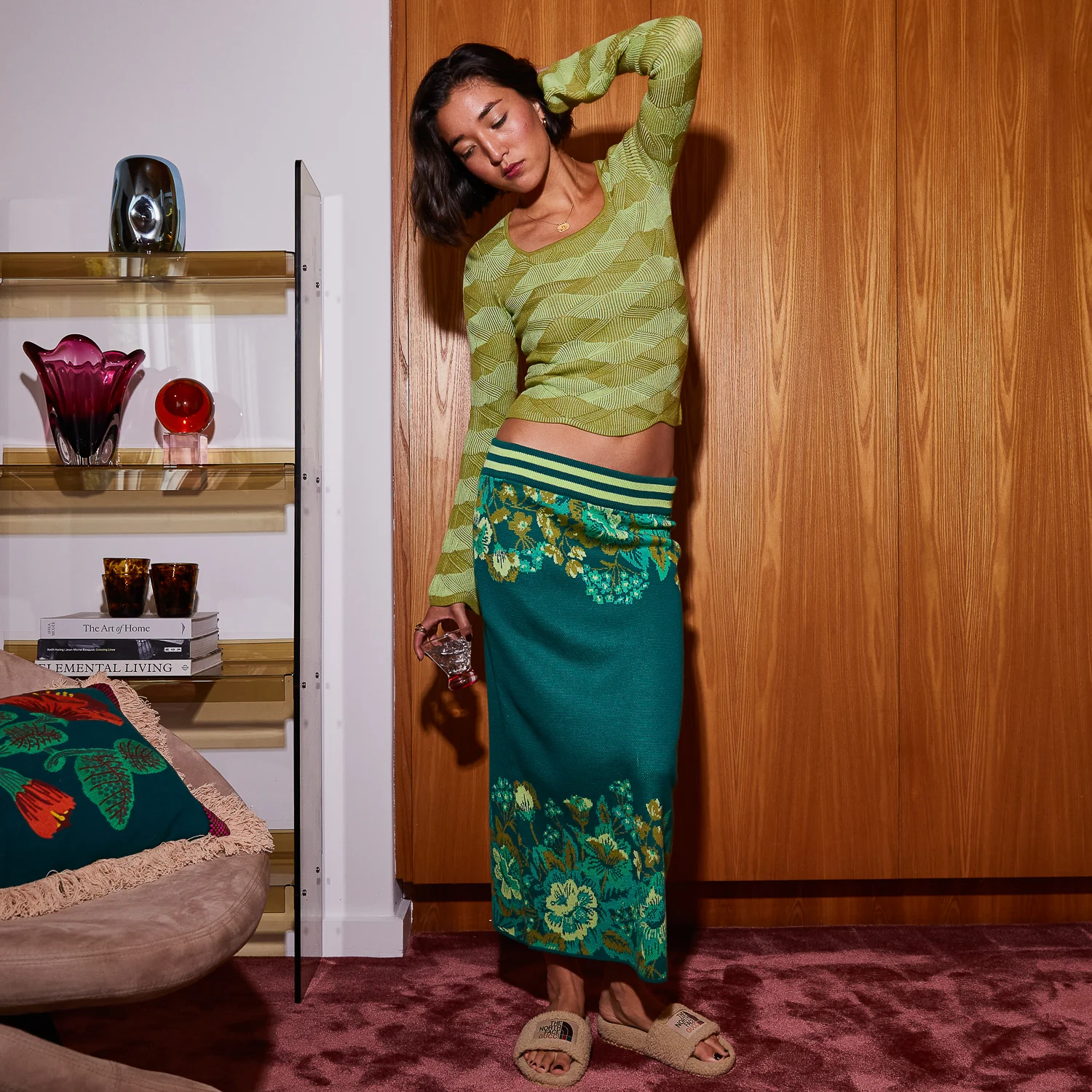 Eliza Knit Maxi Skirt - Image 8