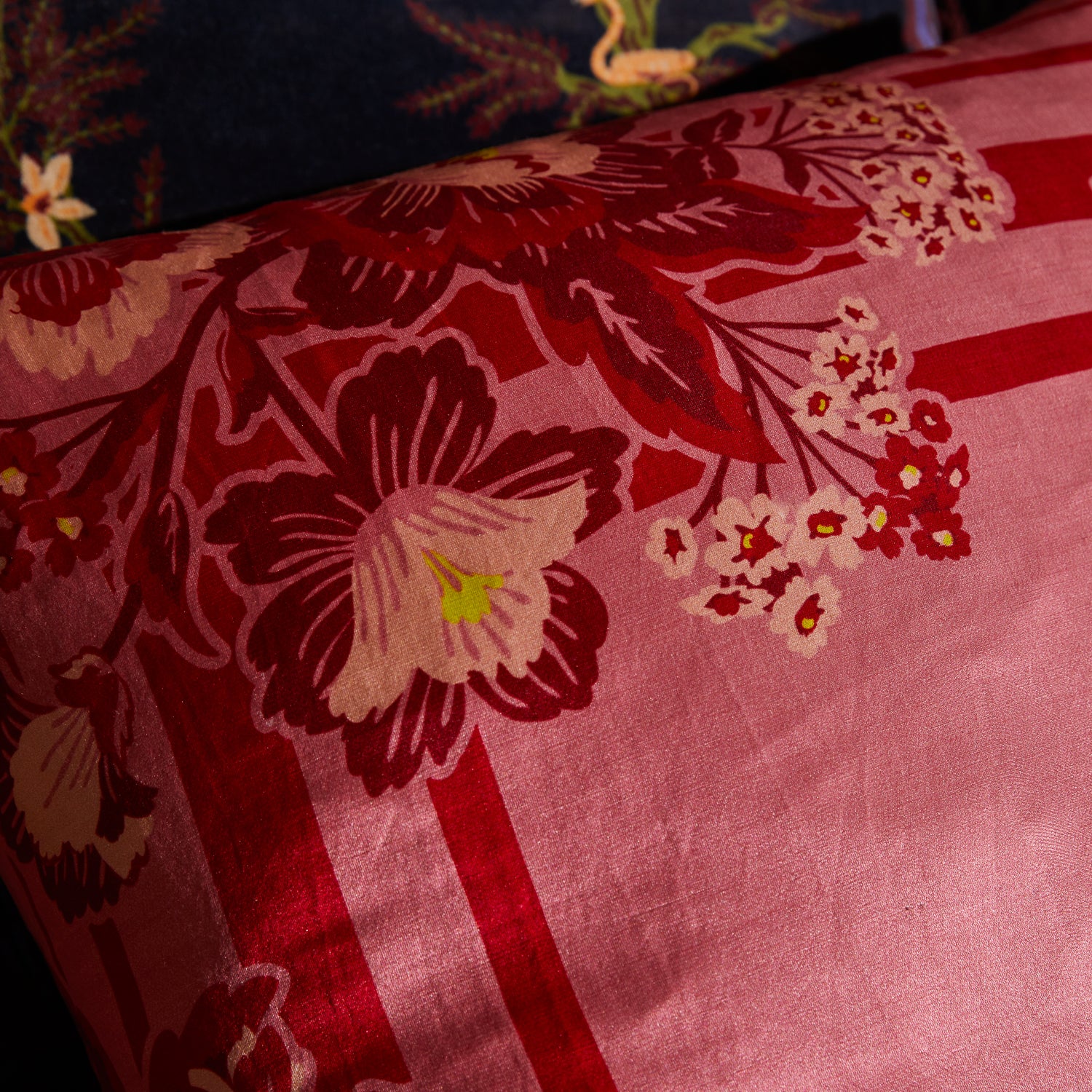 Eliza Silk-Linen Cushion - Primrose - Image 3