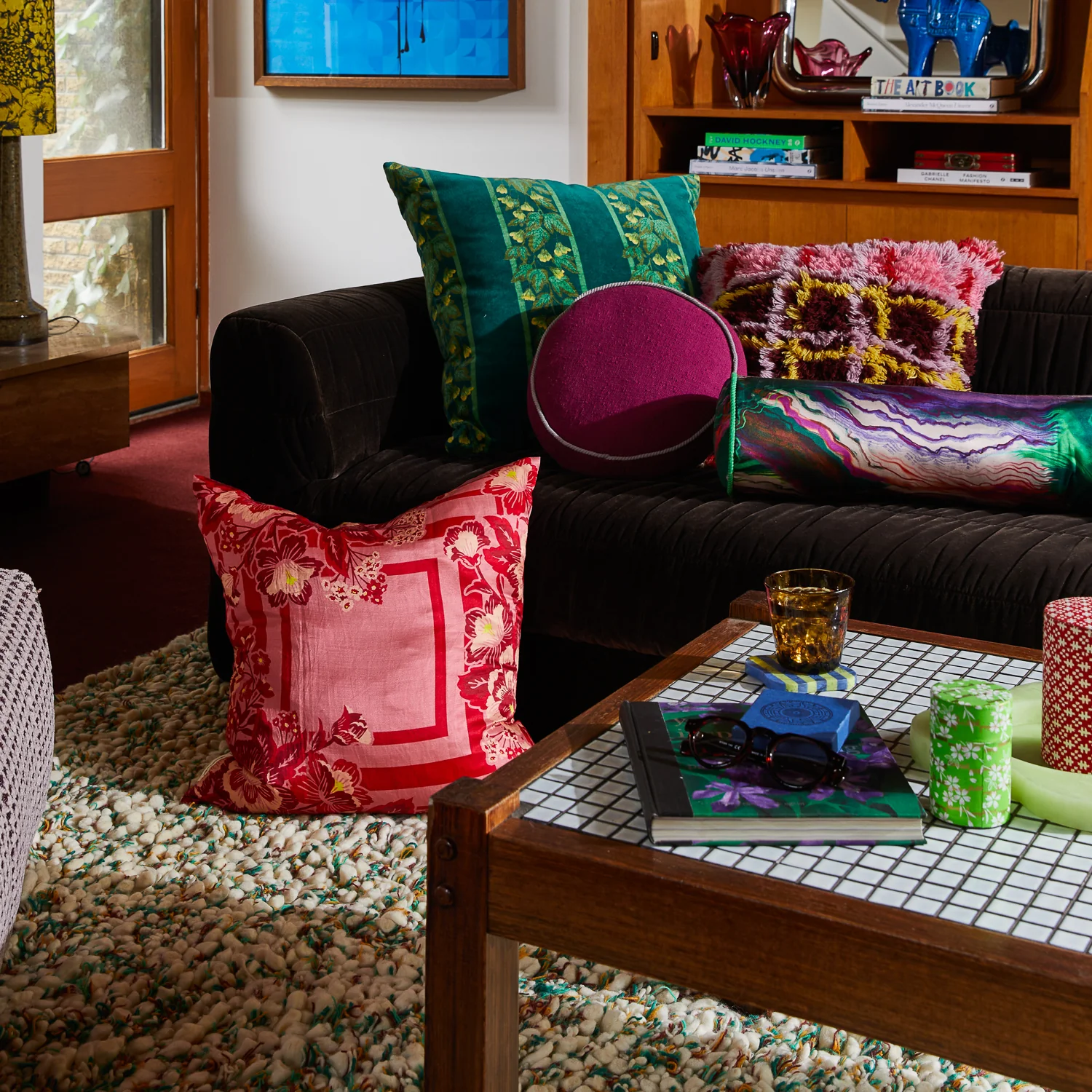 Eliza Silk-Linen Cushion - Primrose - Image 5