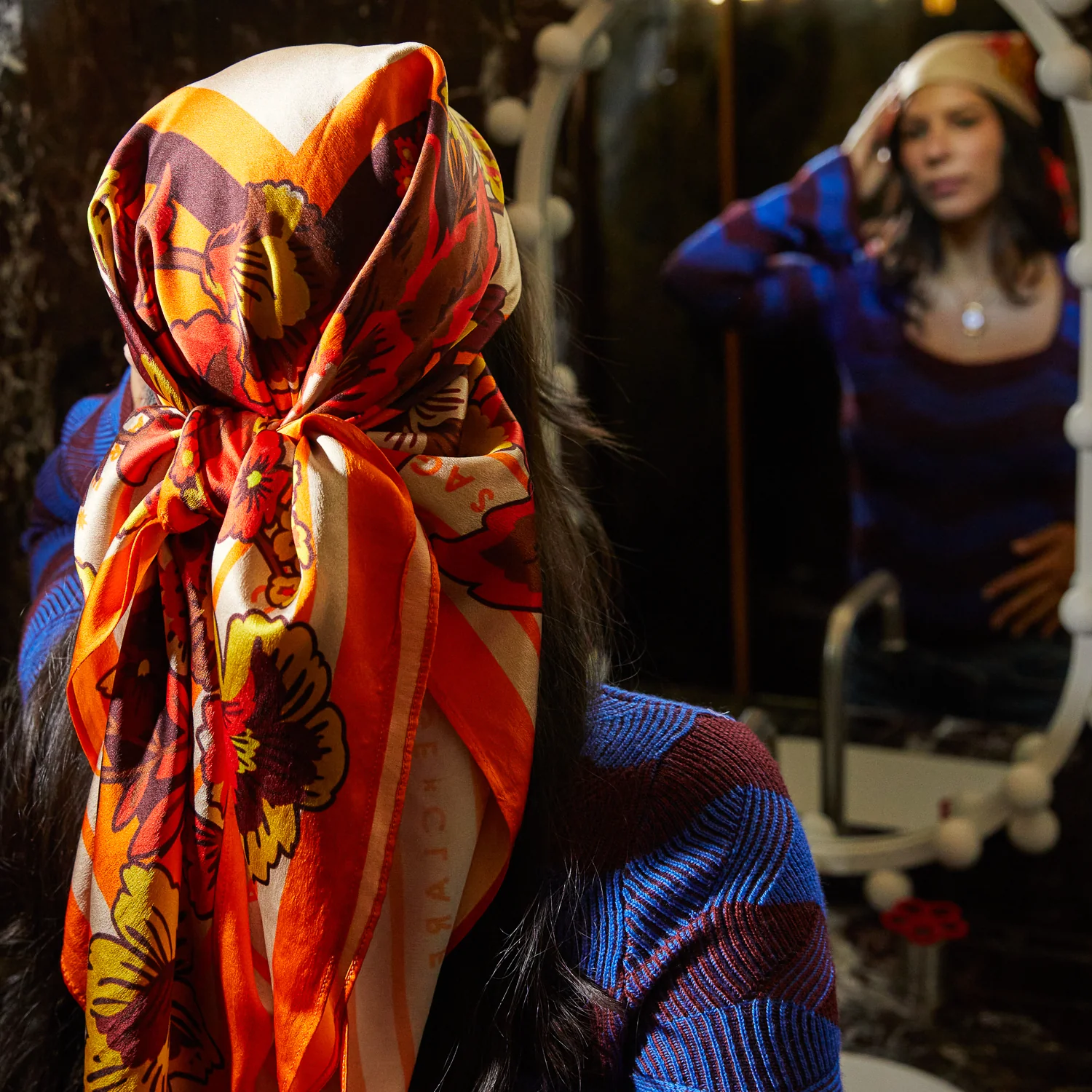 Eliza Silk Scarf - Image 4