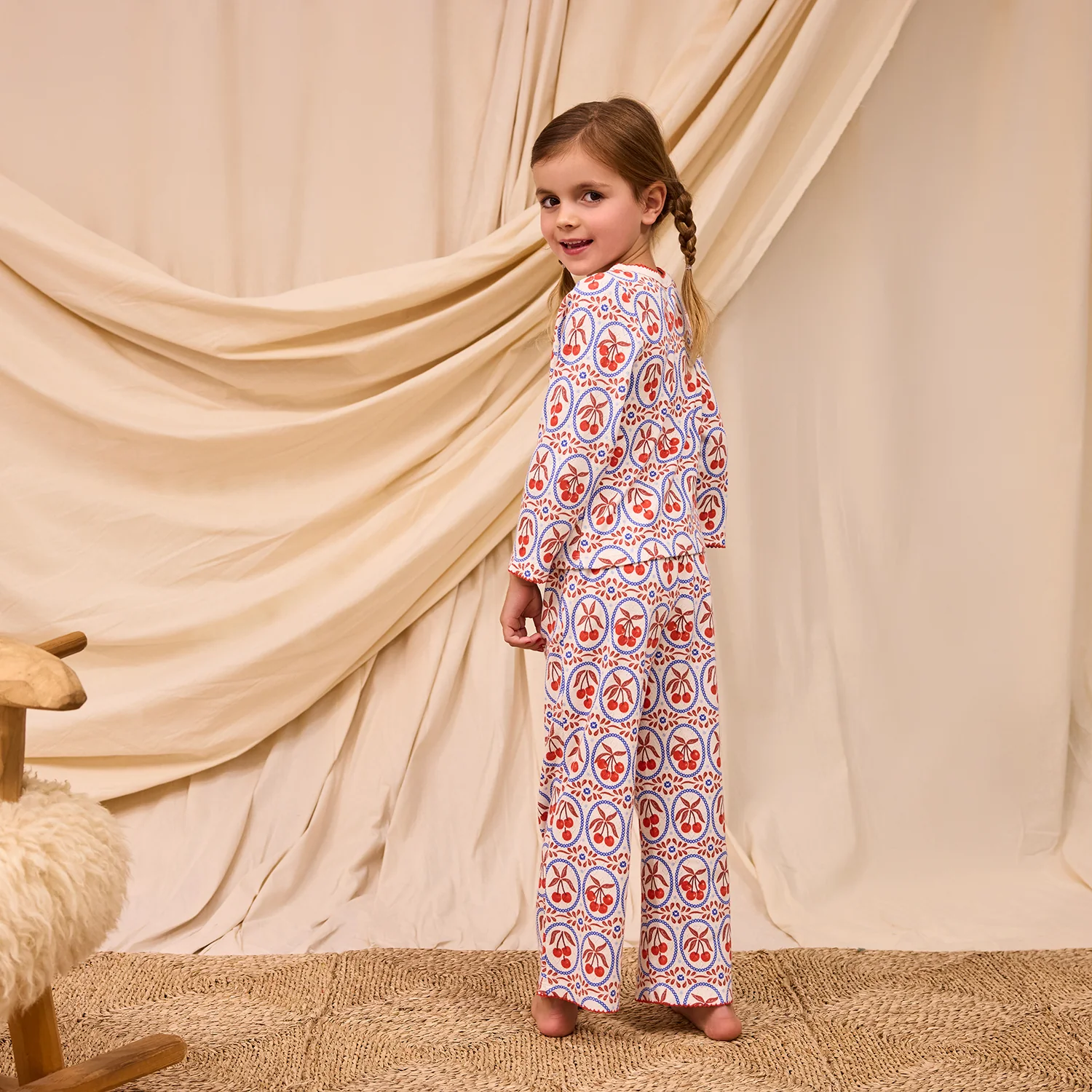 Emese Kids Pointelle Pyjama Set