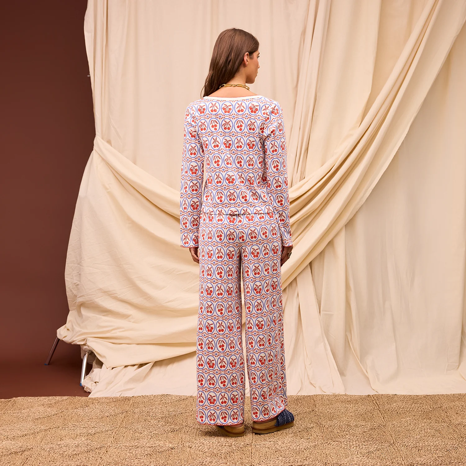 Emese Pointelle Pyjama Set - Image 4