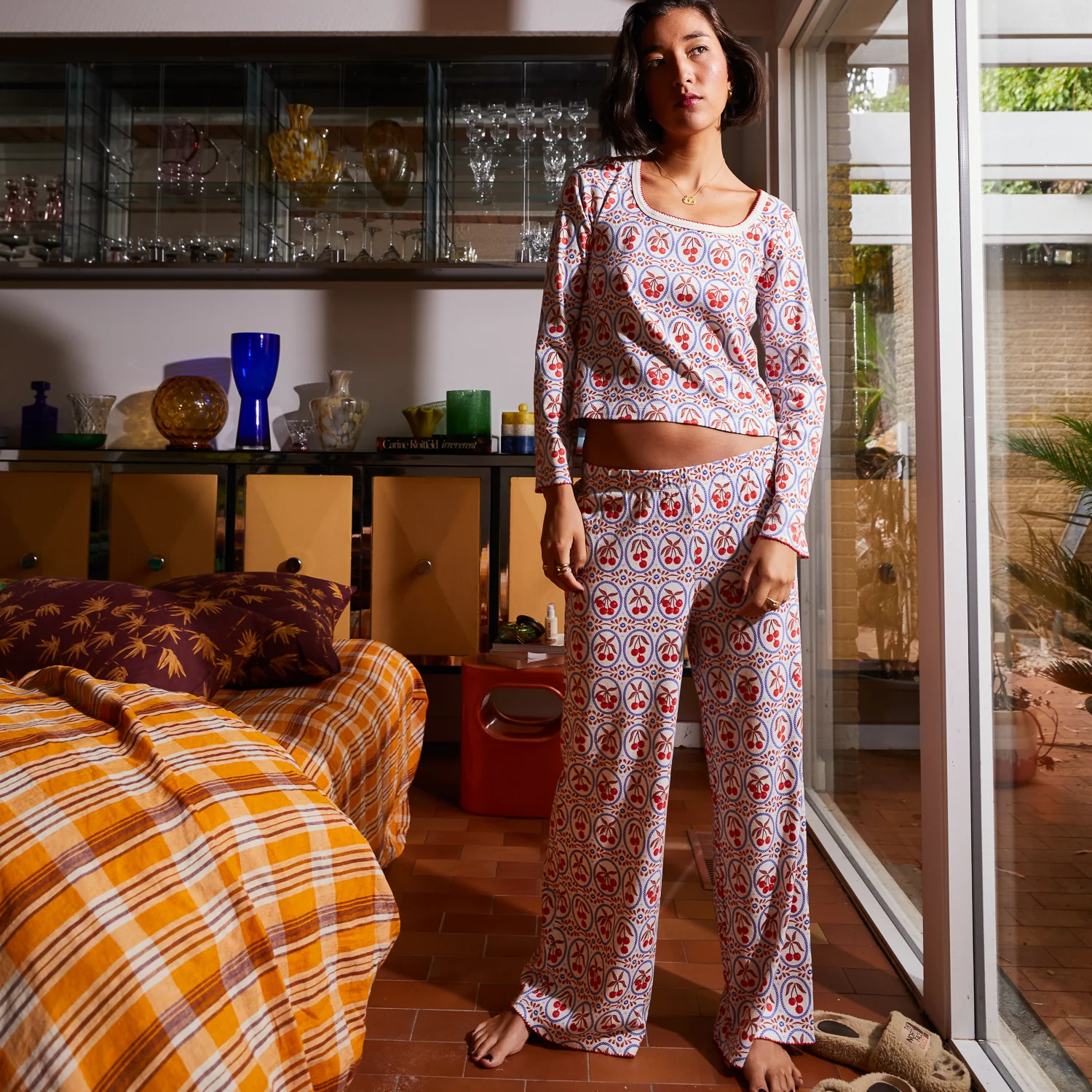 Emese Pointelle Pyjama Set - Image 5