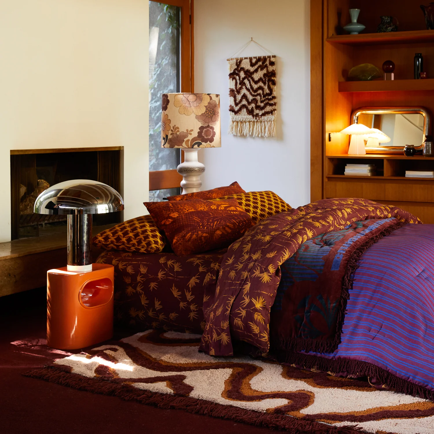 Emilia Linen Pillowcase Set - Marigold - Image 4